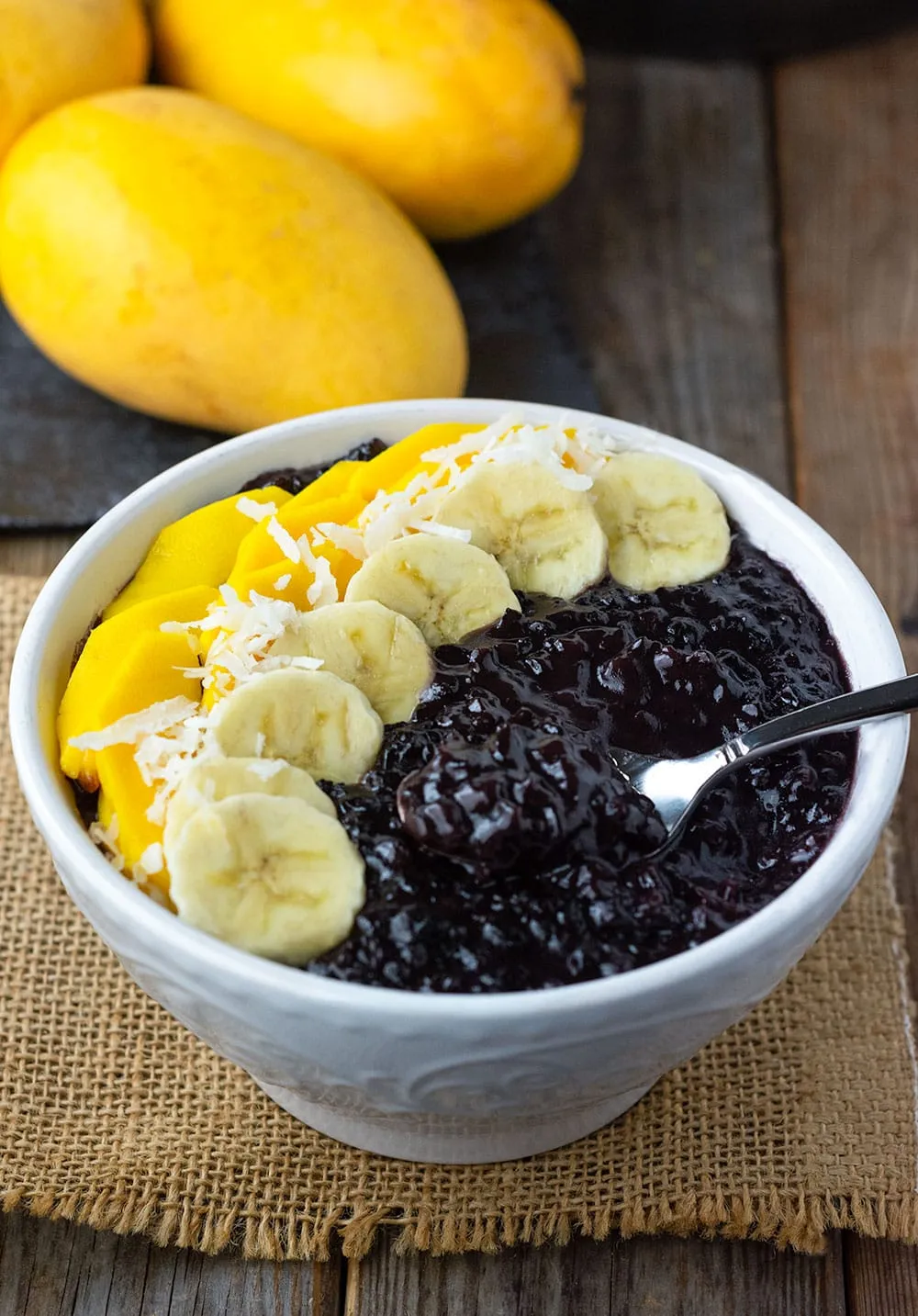 Black Rice Breakfast Pudding