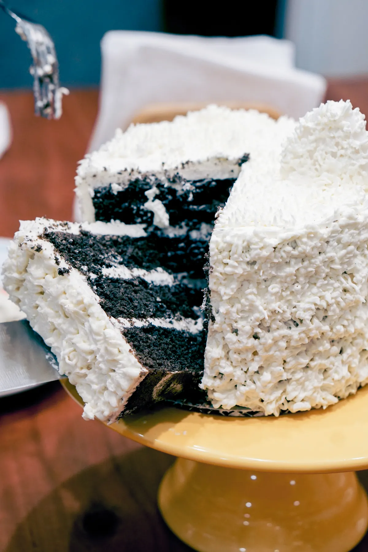 Black Sesame Layer Cake