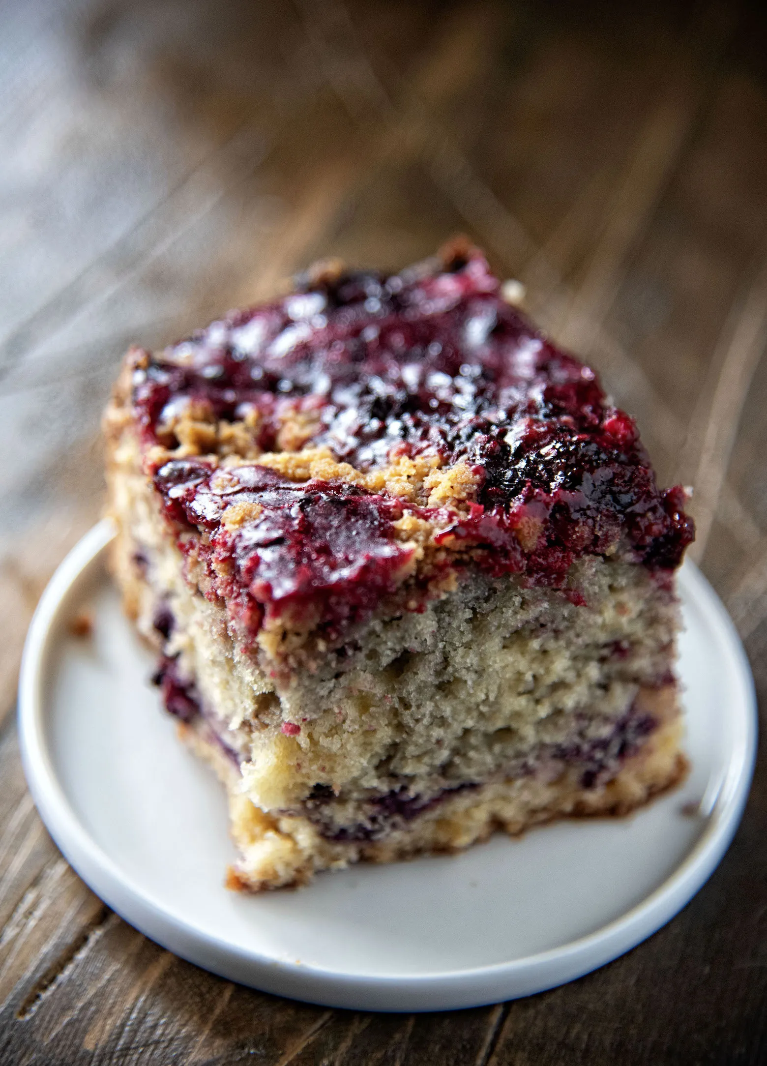 Blackberry Brown Sugar Coffee Cake