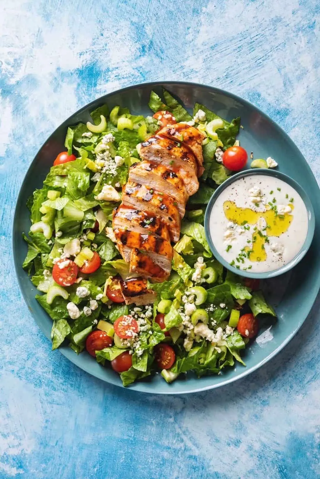 Blue Cheese Buffalo Chicken Salad