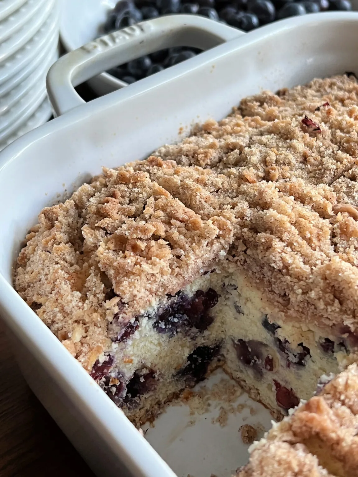 Blueberry Buckle Coffeecake Time Honored Classic