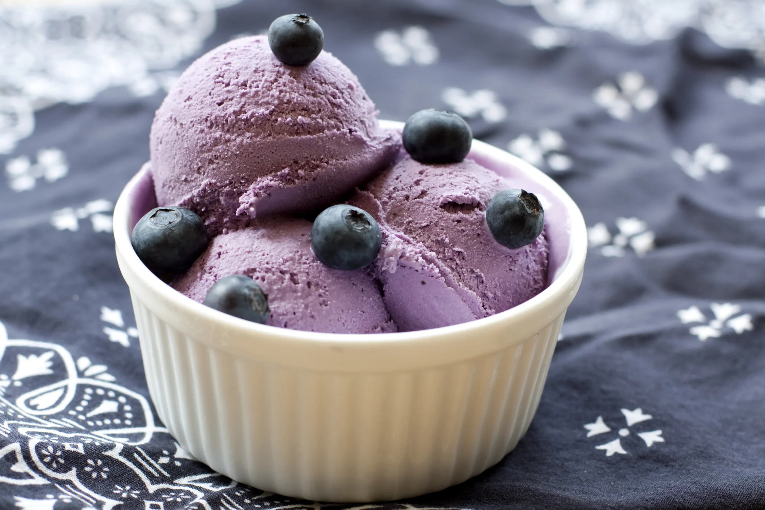 Blueberry Ice Cream Cookies