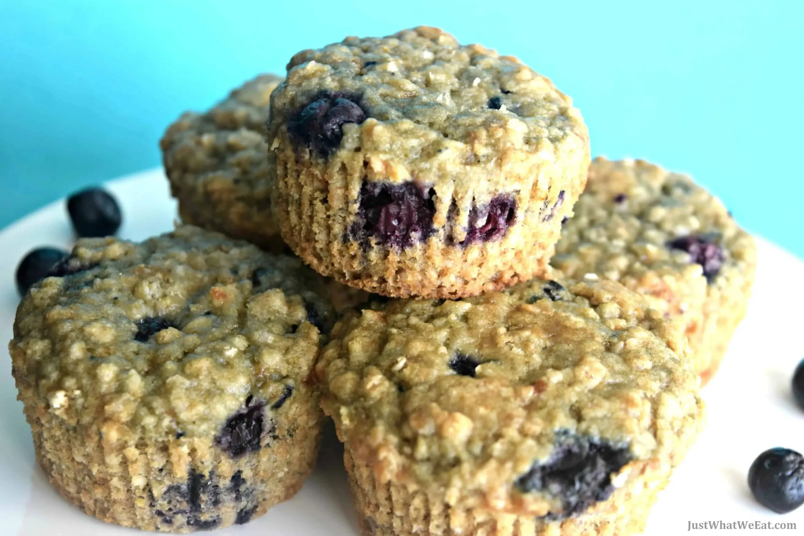 Blueberry Pumpkin Oat Muffins Gluten Free Vegan