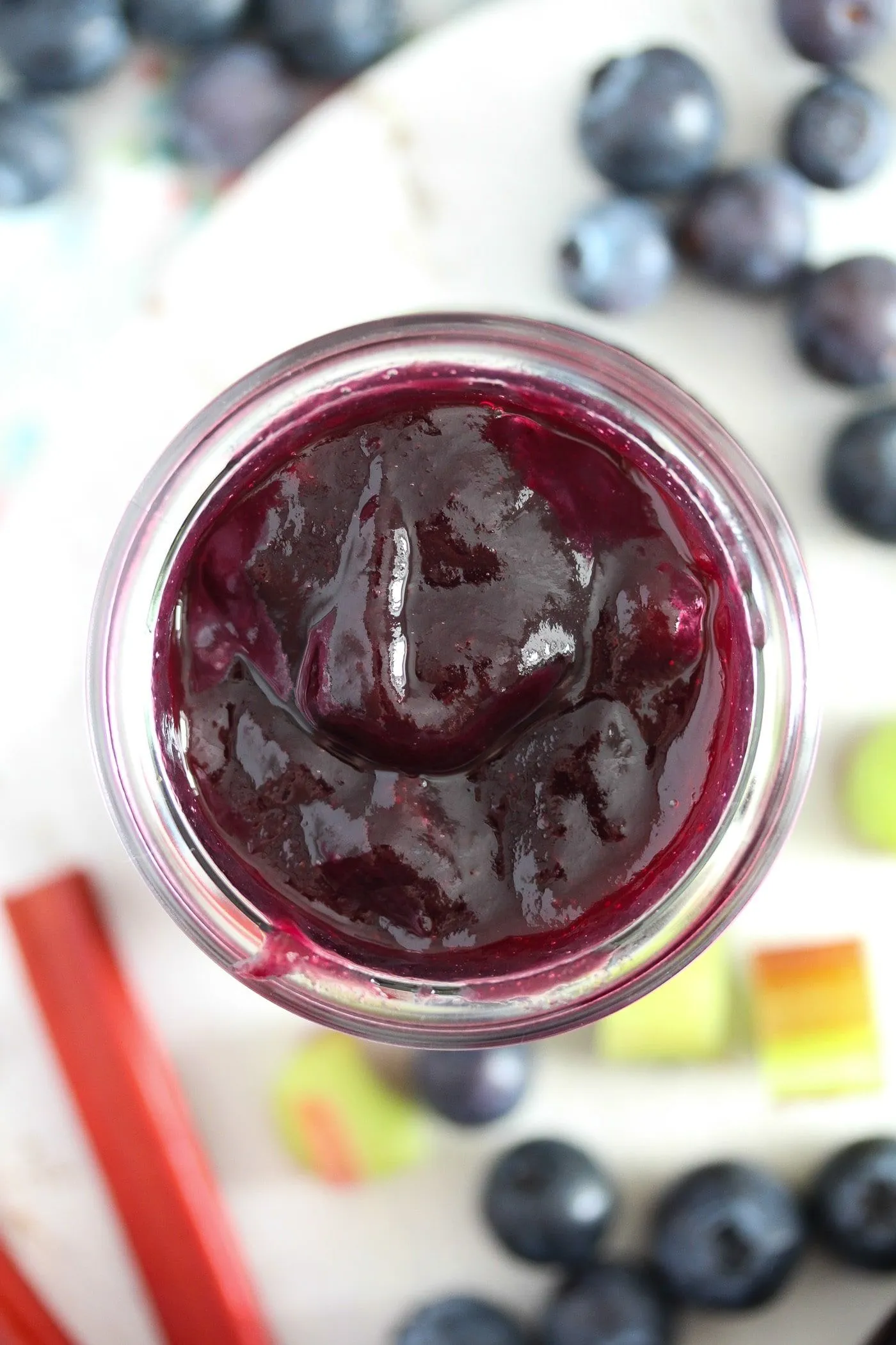 Blueberry Rhubarb Jam for Canning