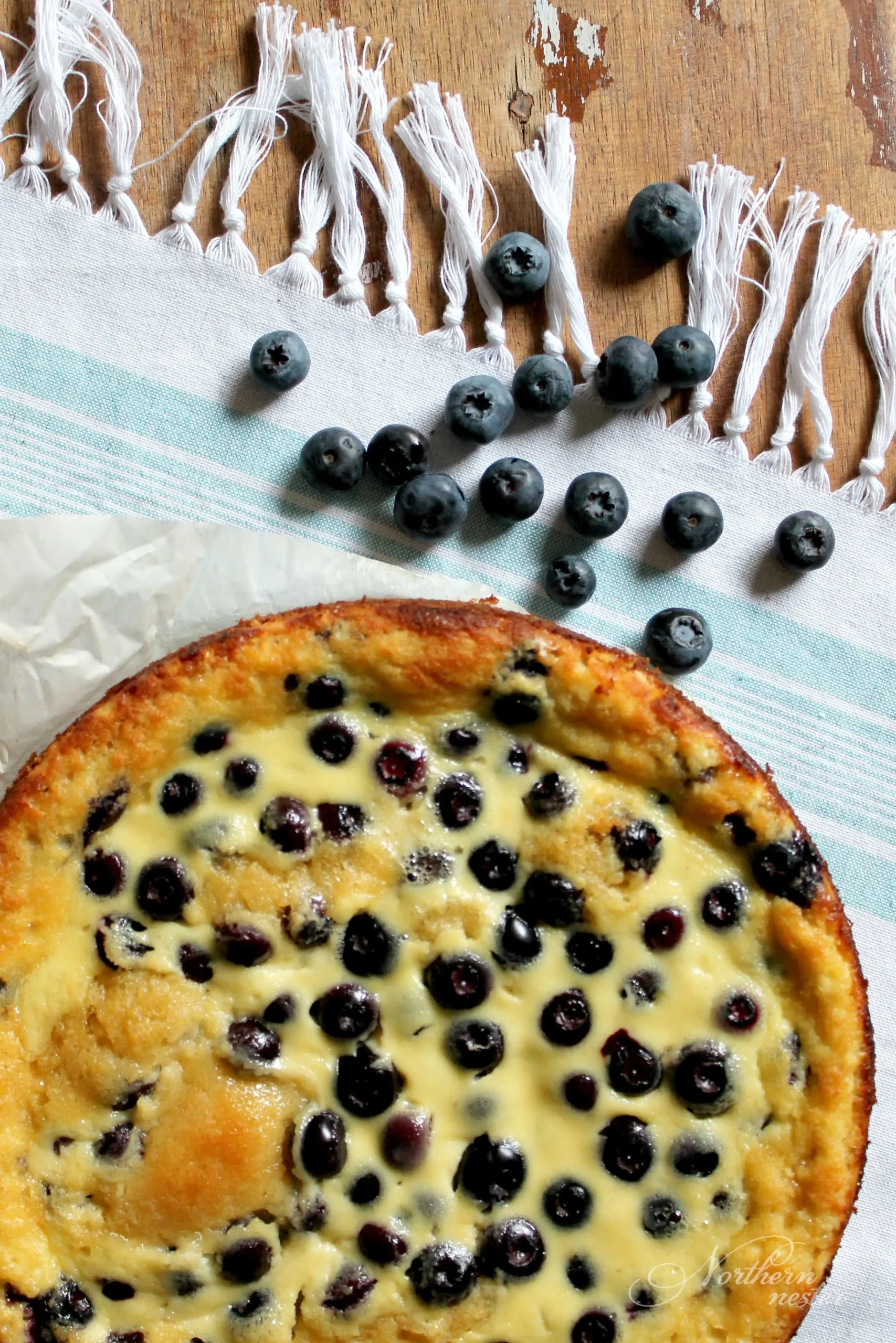 Blueberry Sour Cream Cake