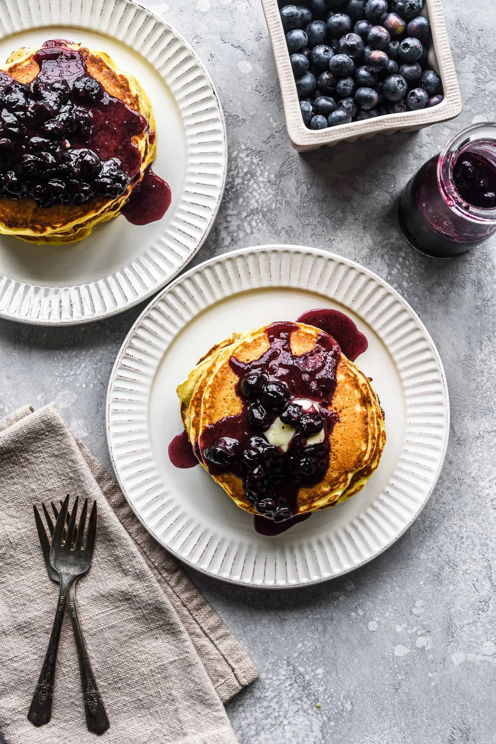 Blueberry Syrup for Pancakes and Homemade Soda