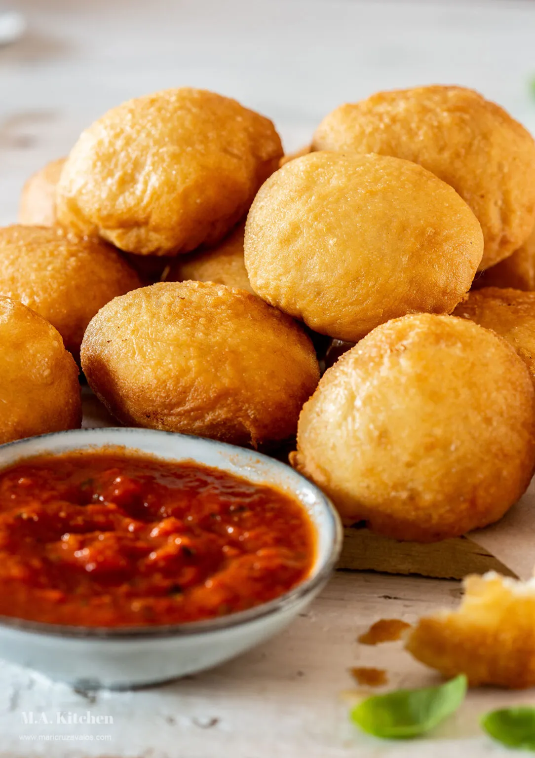 Bolitas de Pizza Fritas