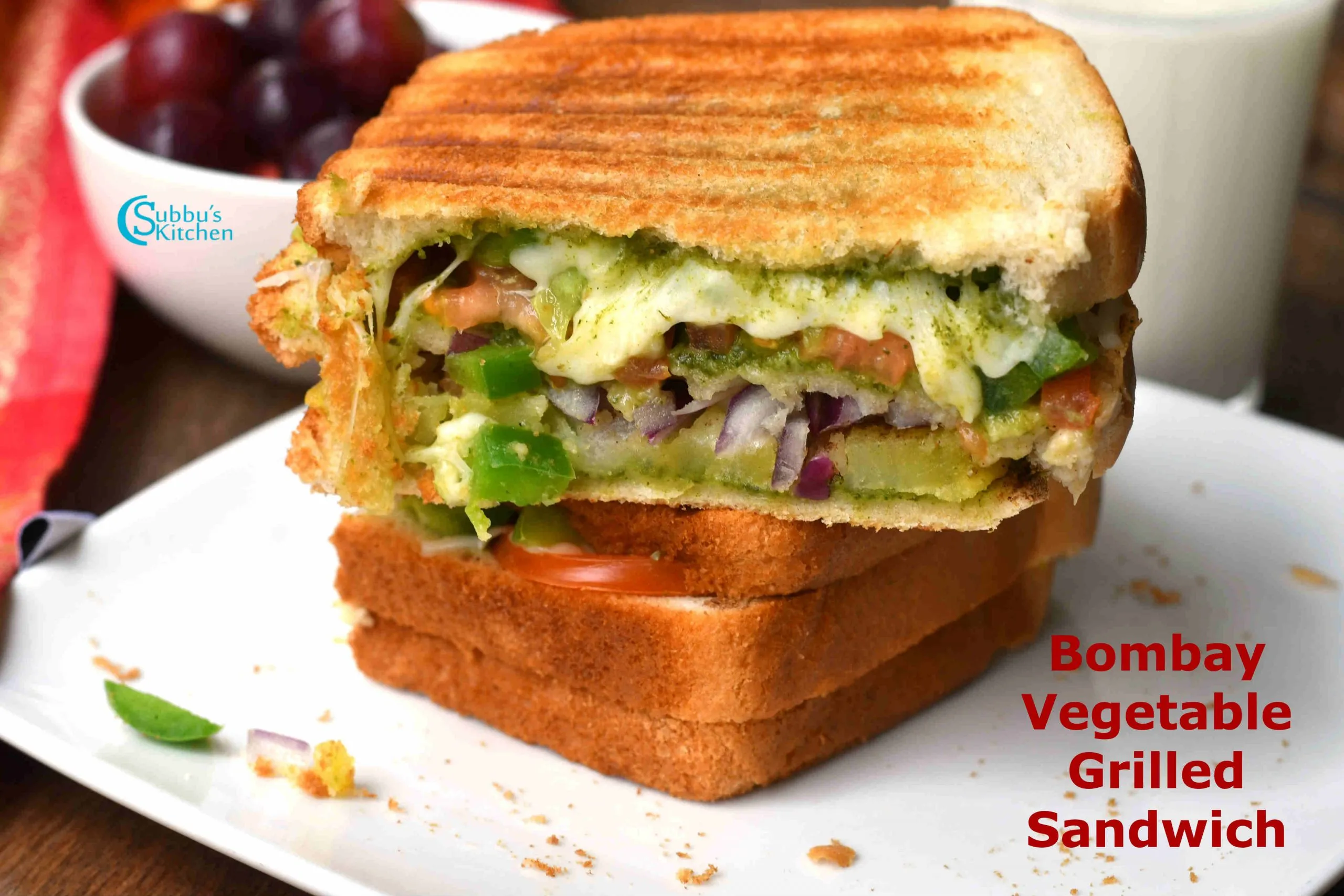 Bombay Veggie Grilled Cheese Sandwich