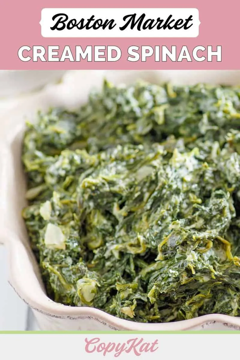 Boston Market's Creamed Spinach