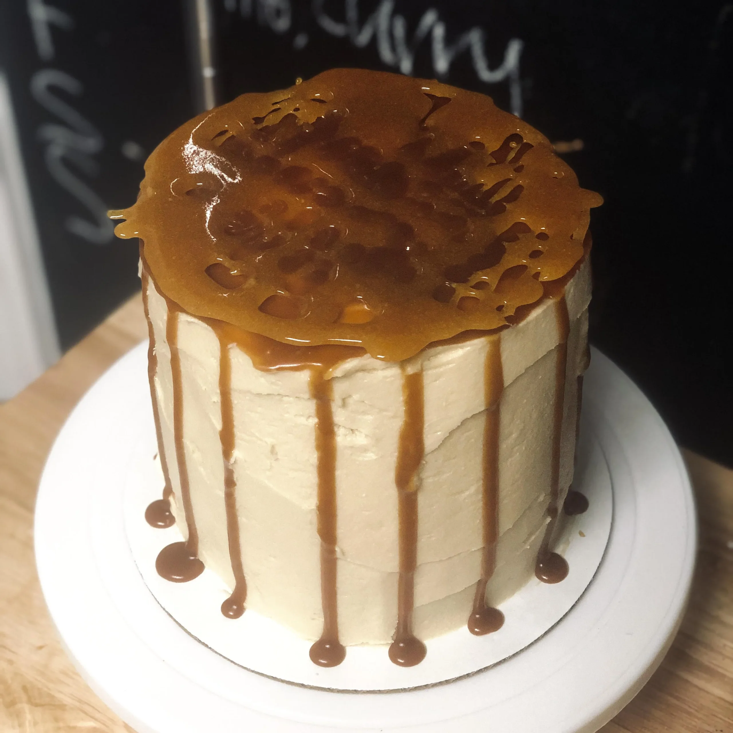 Bourbon Caramel Spice Cake