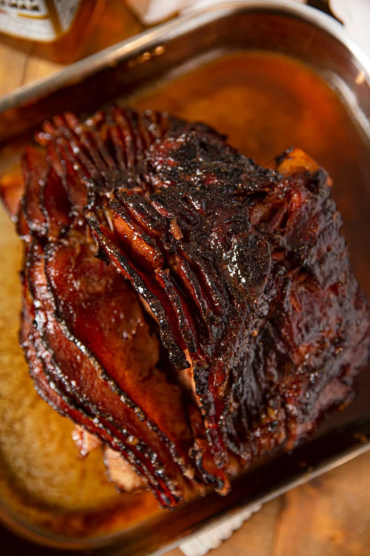 Bourbon Glazed Baked Ham