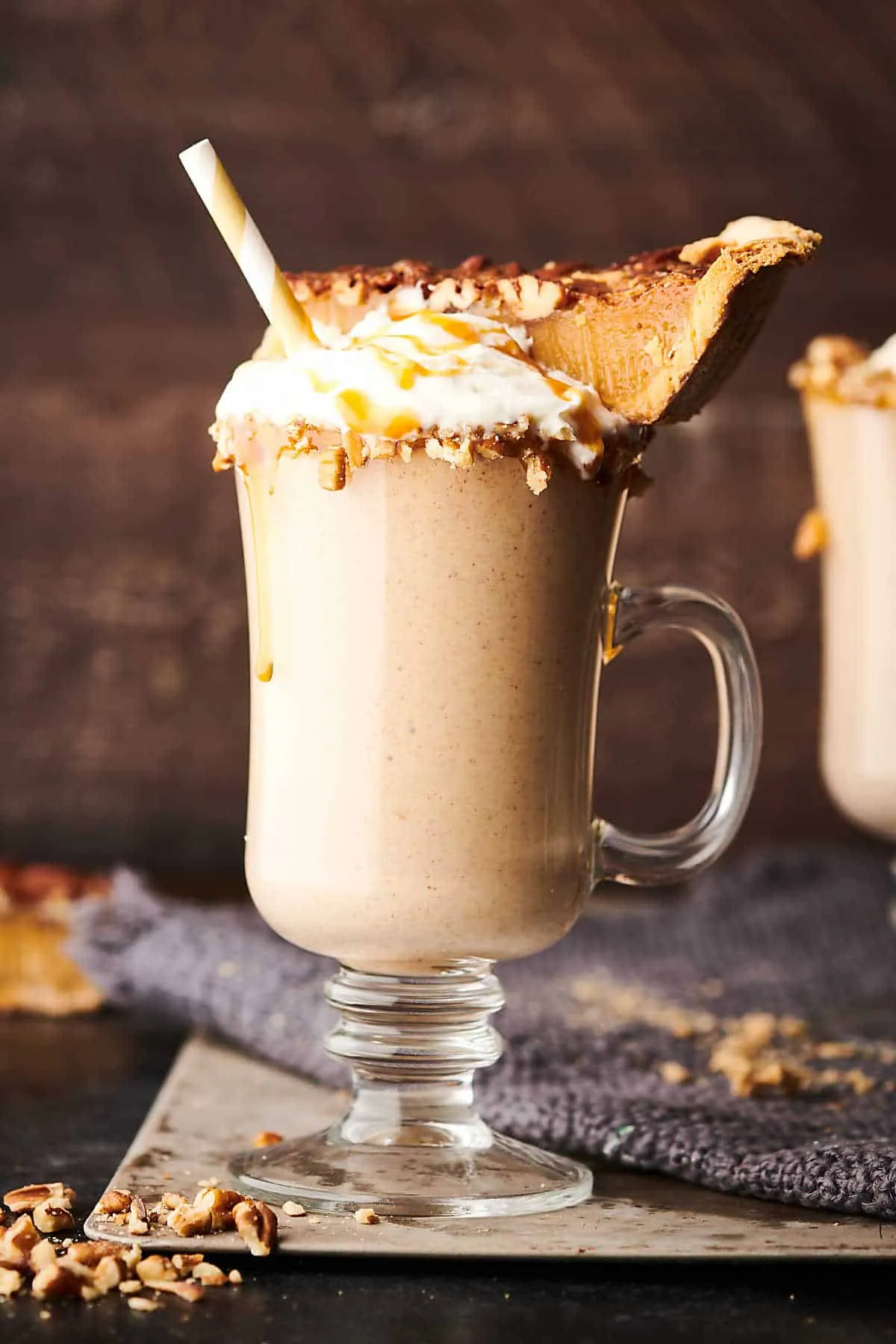 Bourbon Pecan Pie Milkshakes