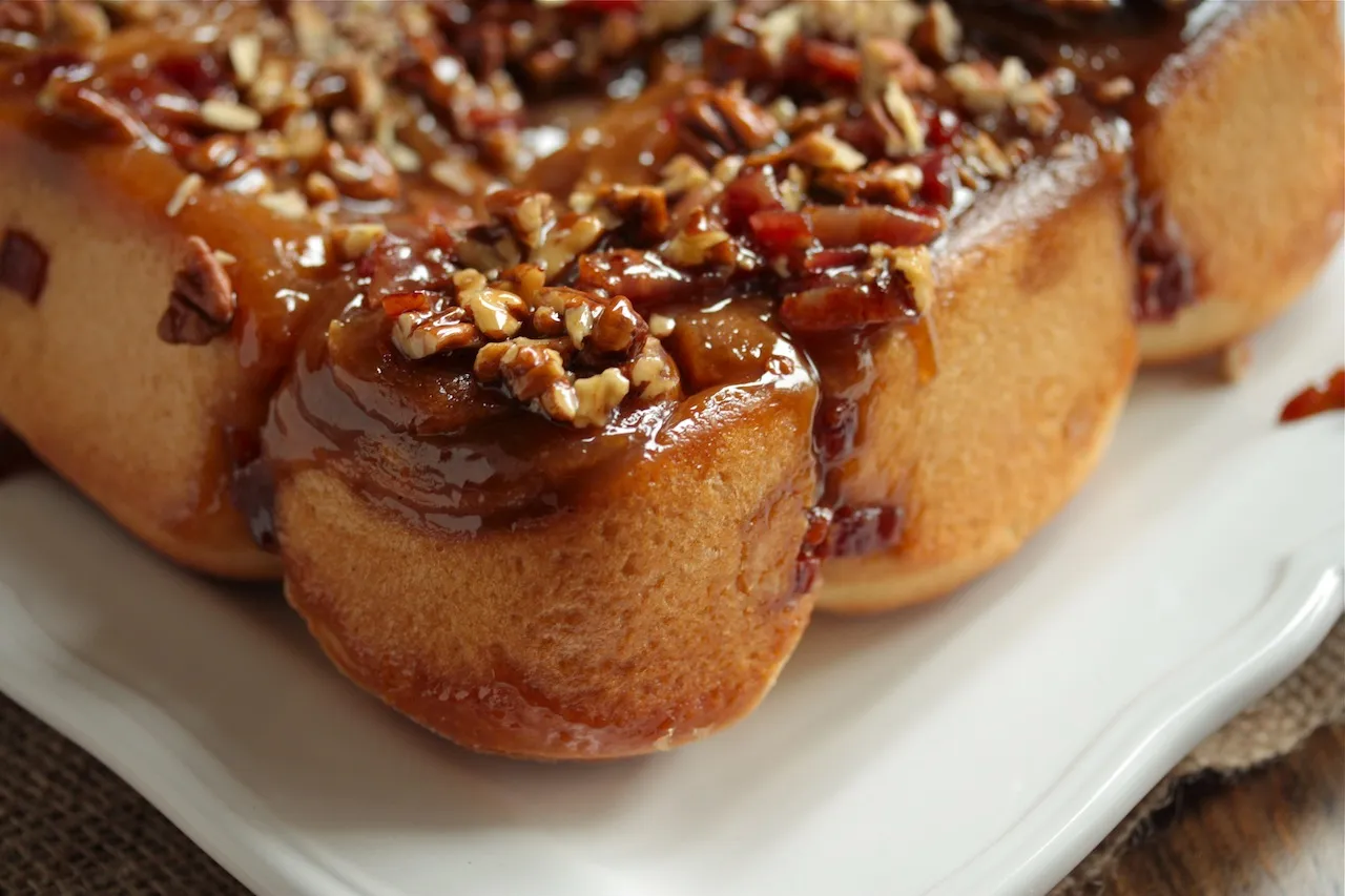Bourbon Pecan Sticky Buns