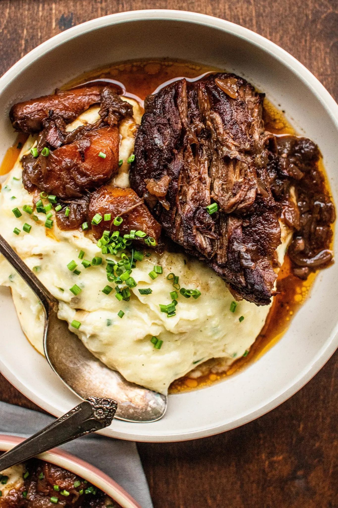 Braised Beef with Red Wine and Rosemary