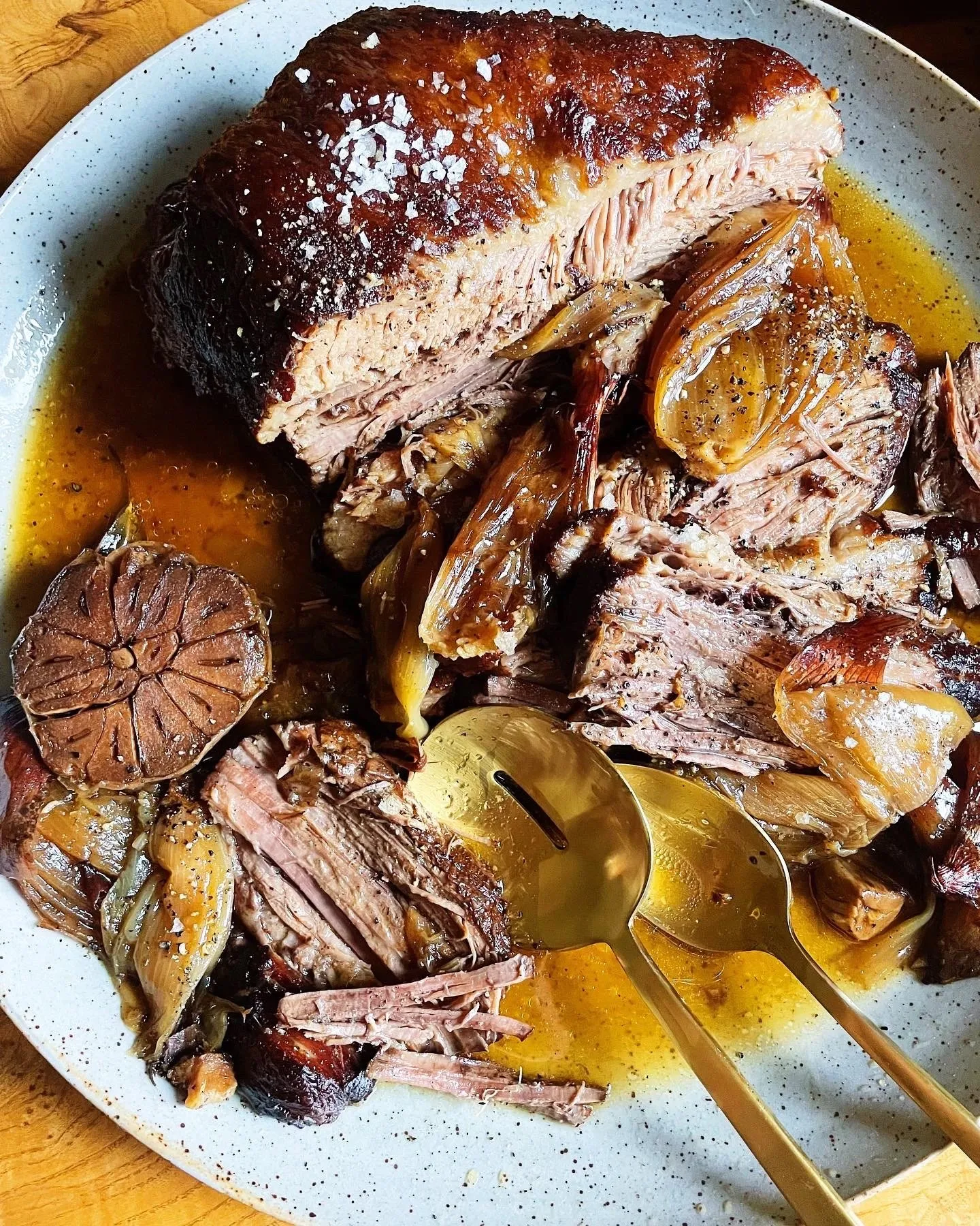 Braised Brisket with Salsa Verde