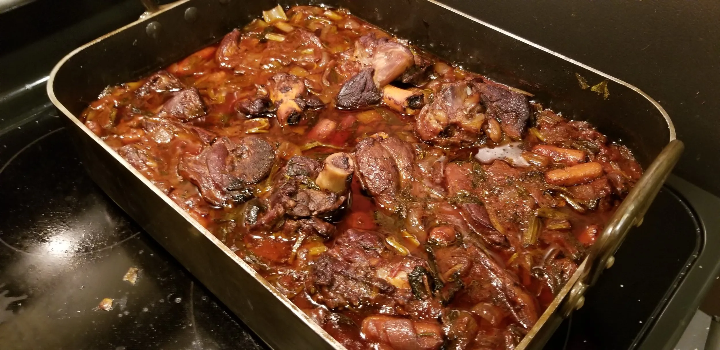 Braised Lamb Neck with Italian Fregola