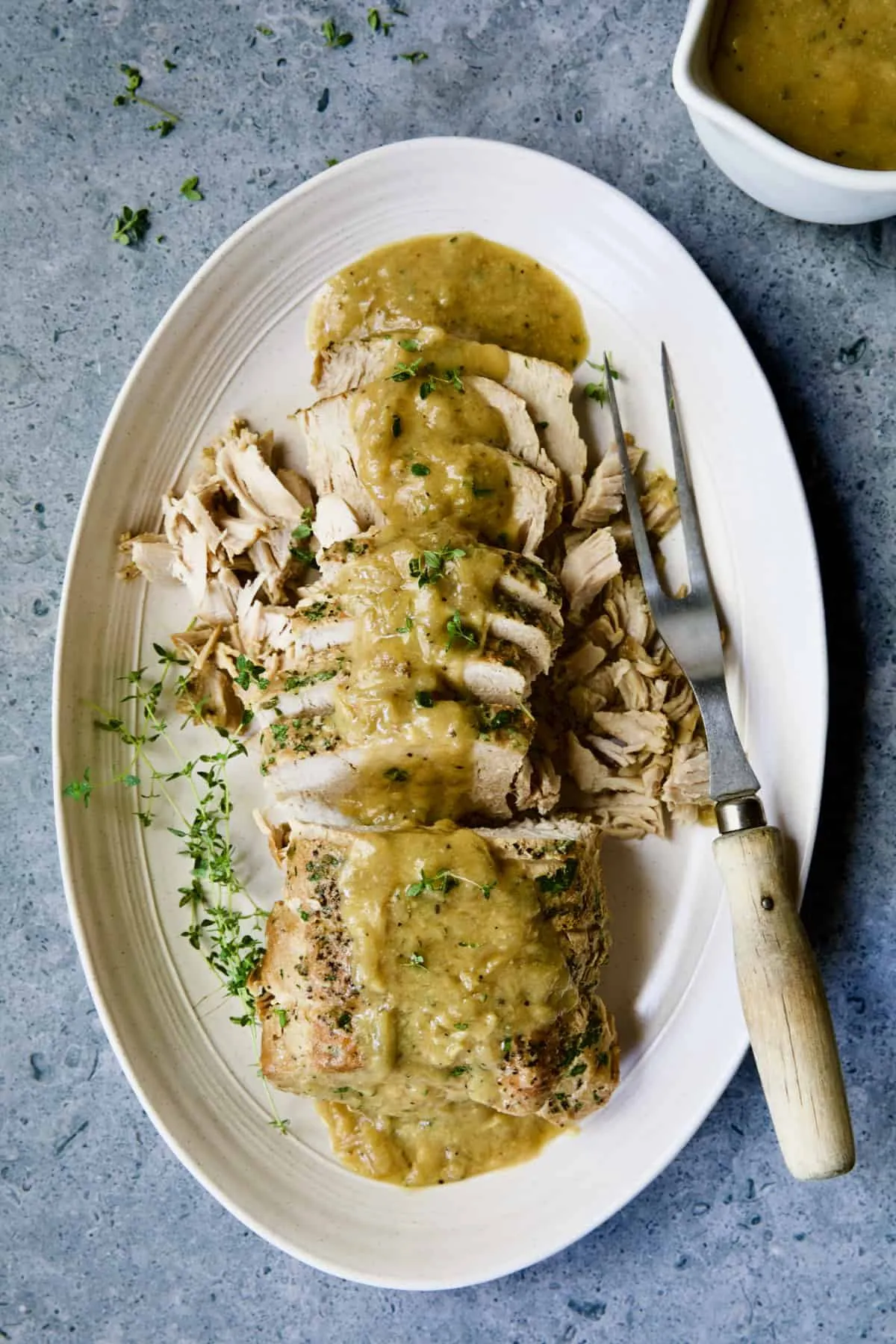 Braised Pork Loin Roast Dijon Mustard Sauce