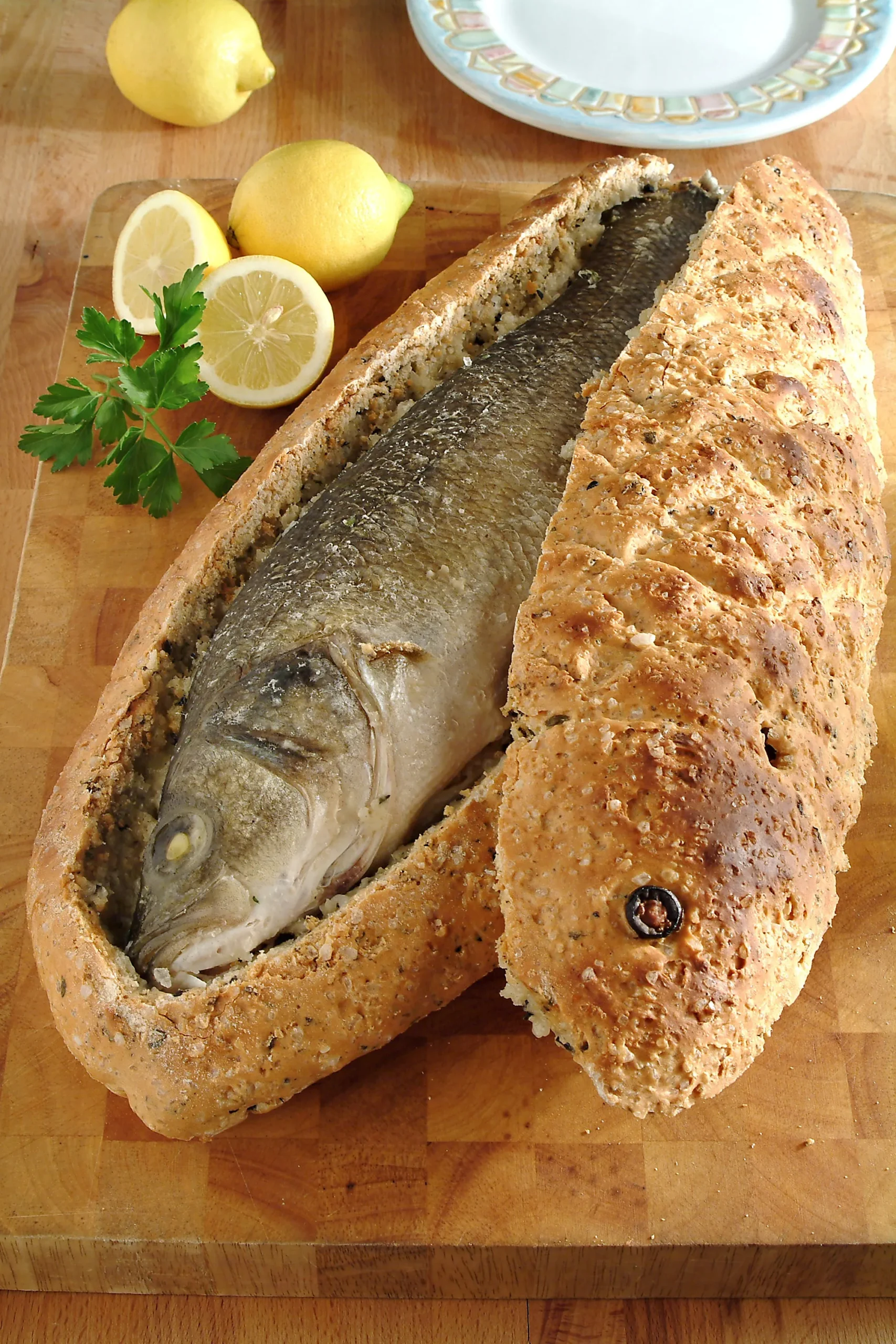 Branzino in Crosta di Pomodoro