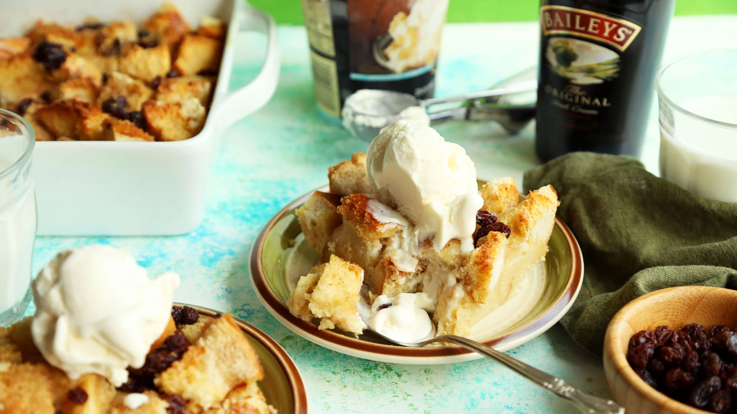 Bread Pudding with Jack Daniels Sauce