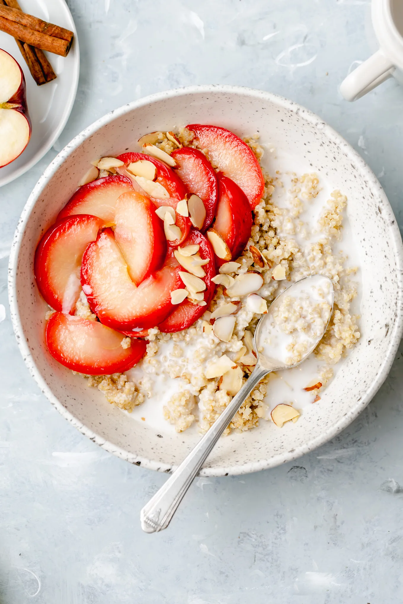 Breakfast Coconut Milk Quinoa with Fresh Fruit
