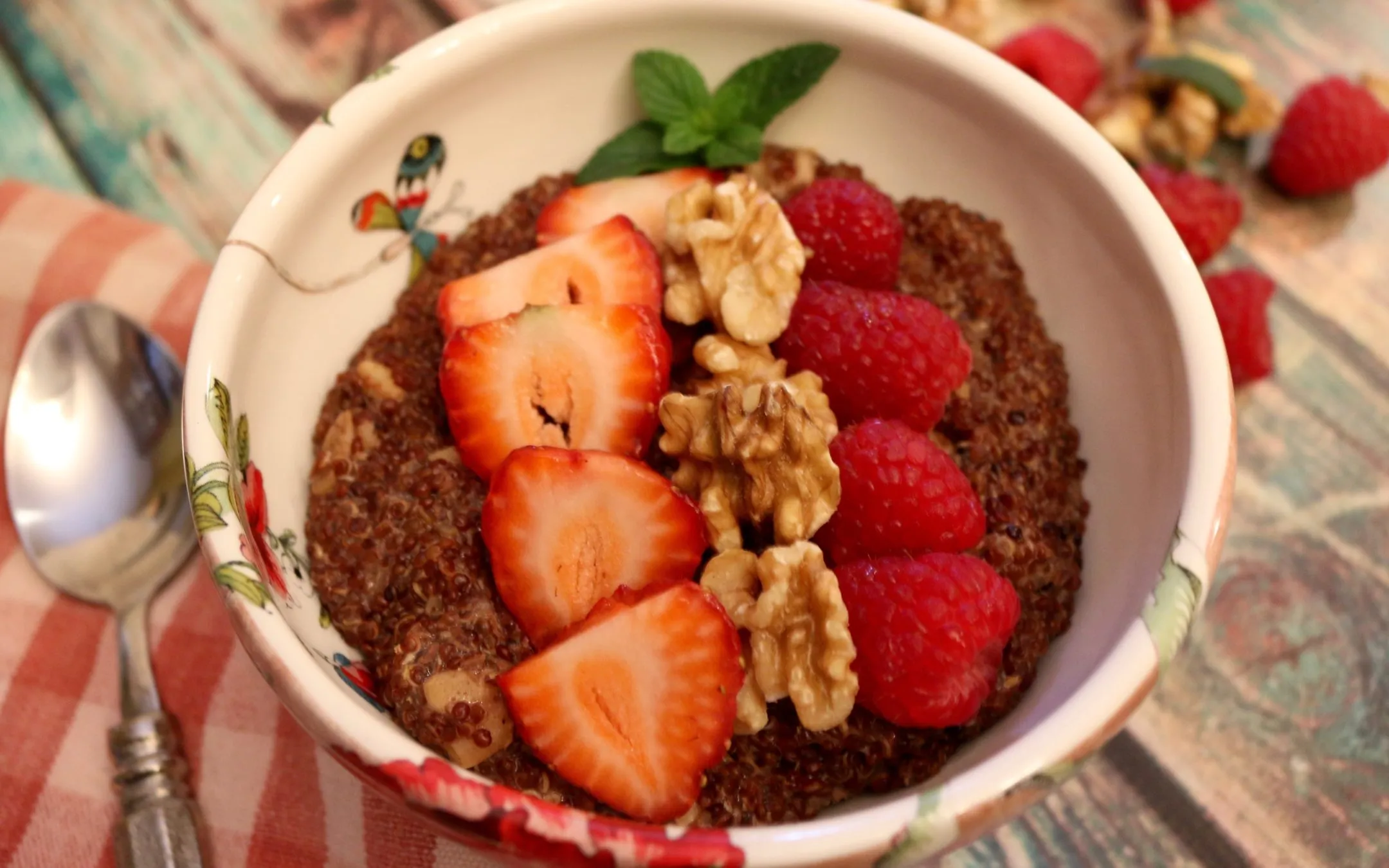 Breakfast Quinoa Bowl Vegan Gluten Free