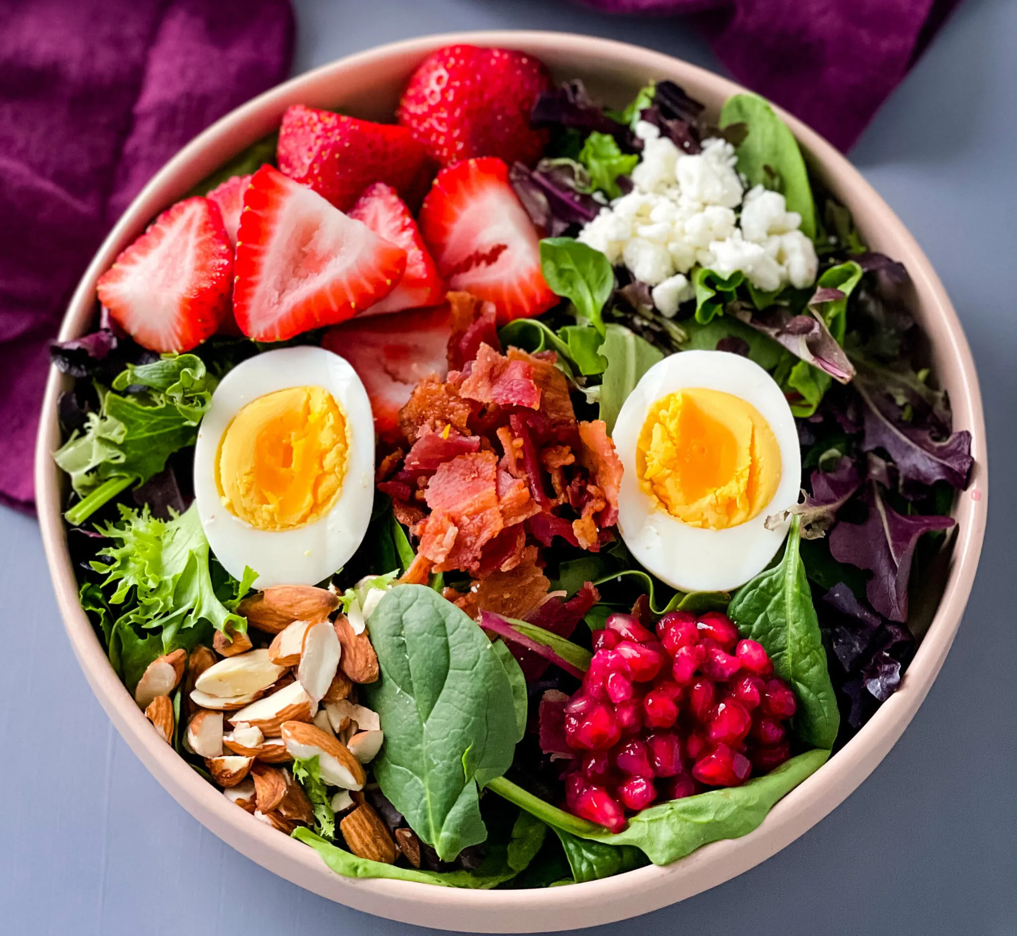 Breakfast Salad with Eggs