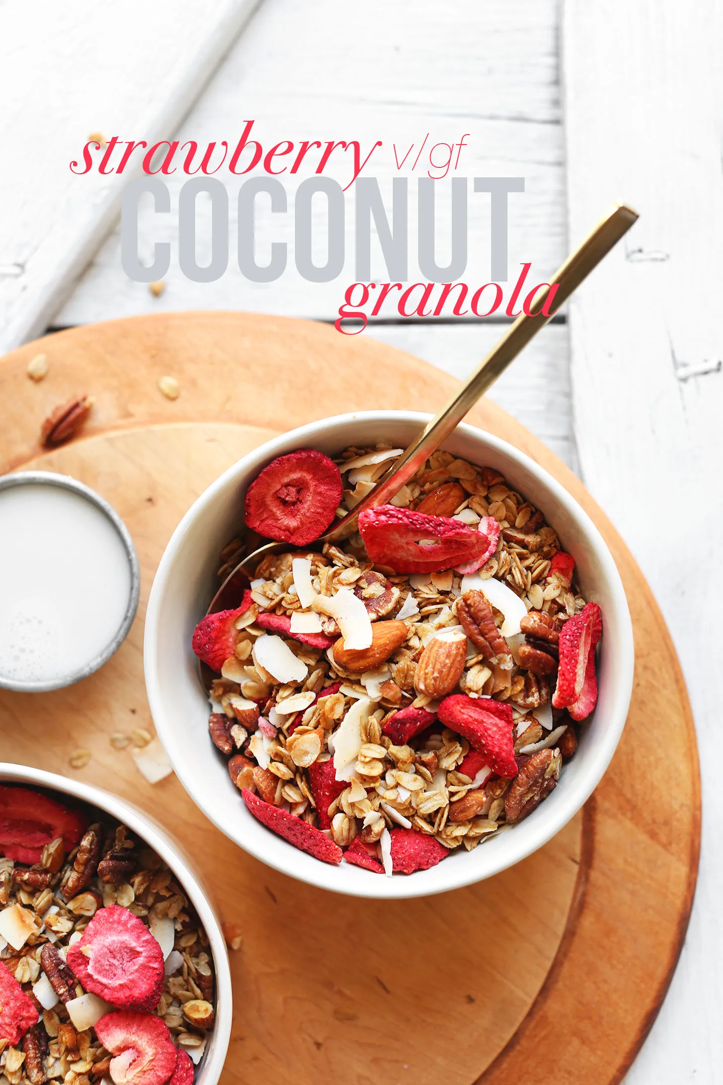 Breakfast or Snack Meal Prep Granola Strawberry