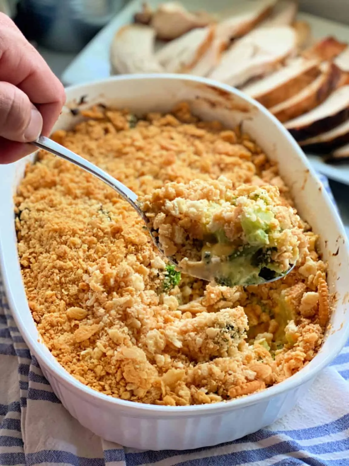 Broccoli Casserole with Ritz Crackers