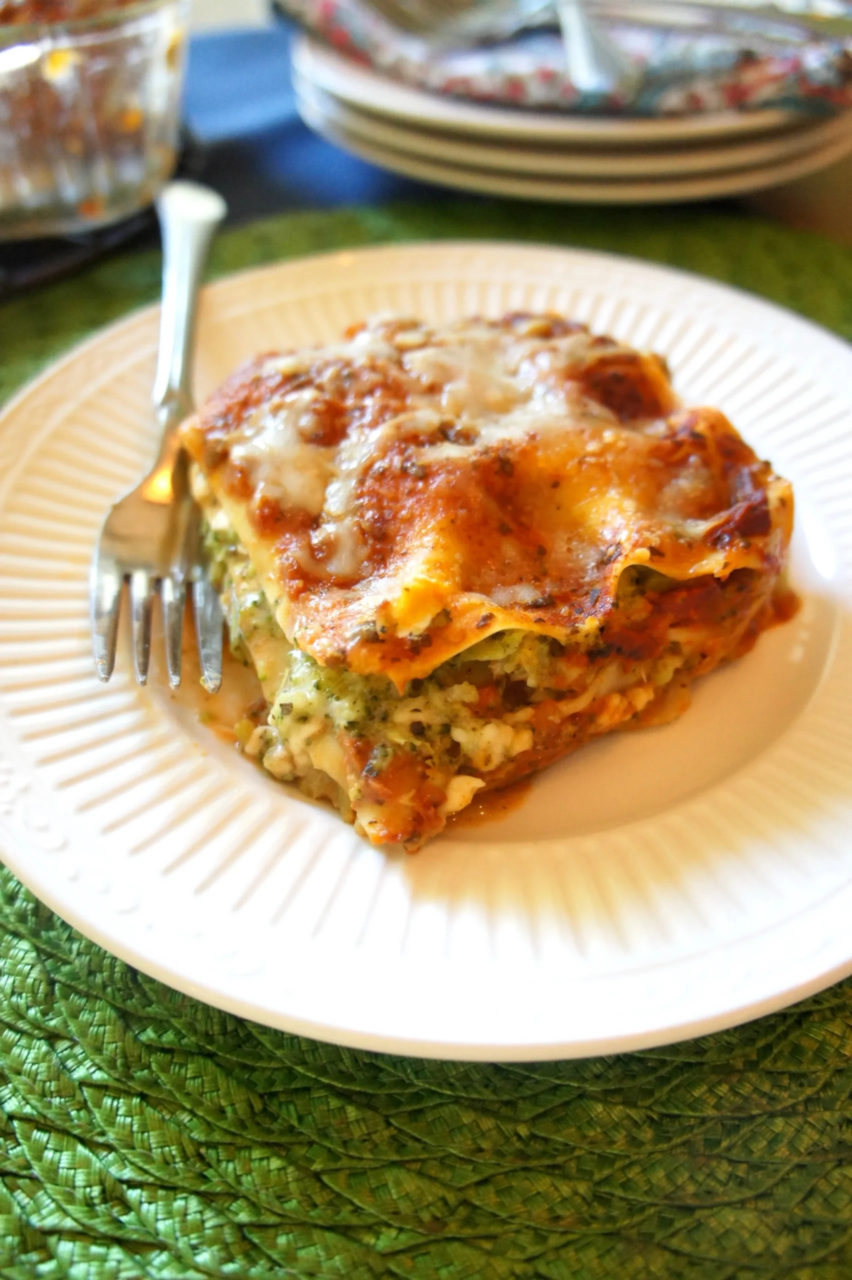 Broccoli Lasagna au Gratin
