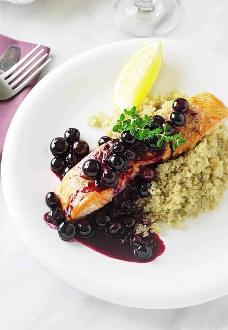 Broiled Copper River King Salmon