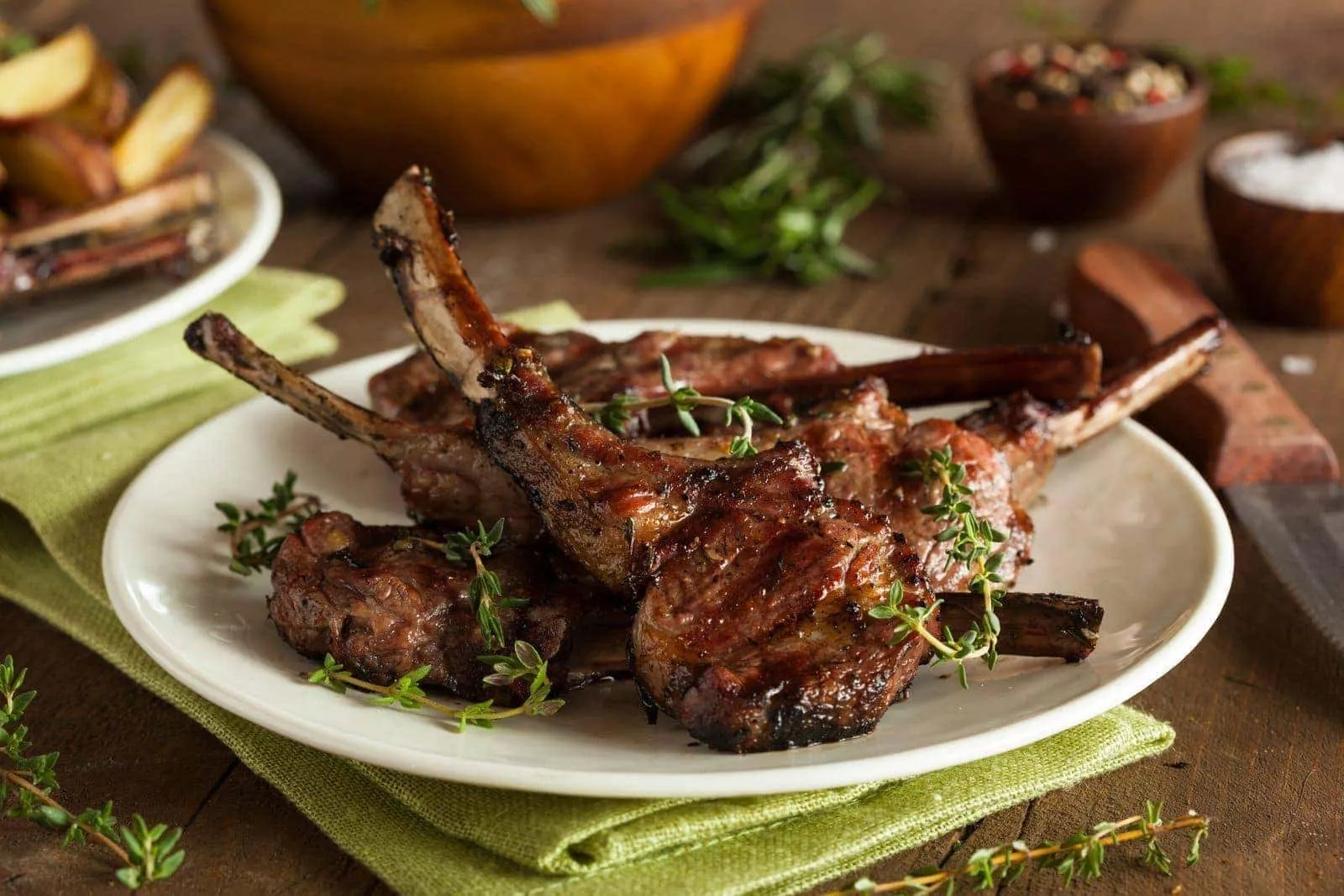 Broiled Leg of Lamb with Gold Sauce