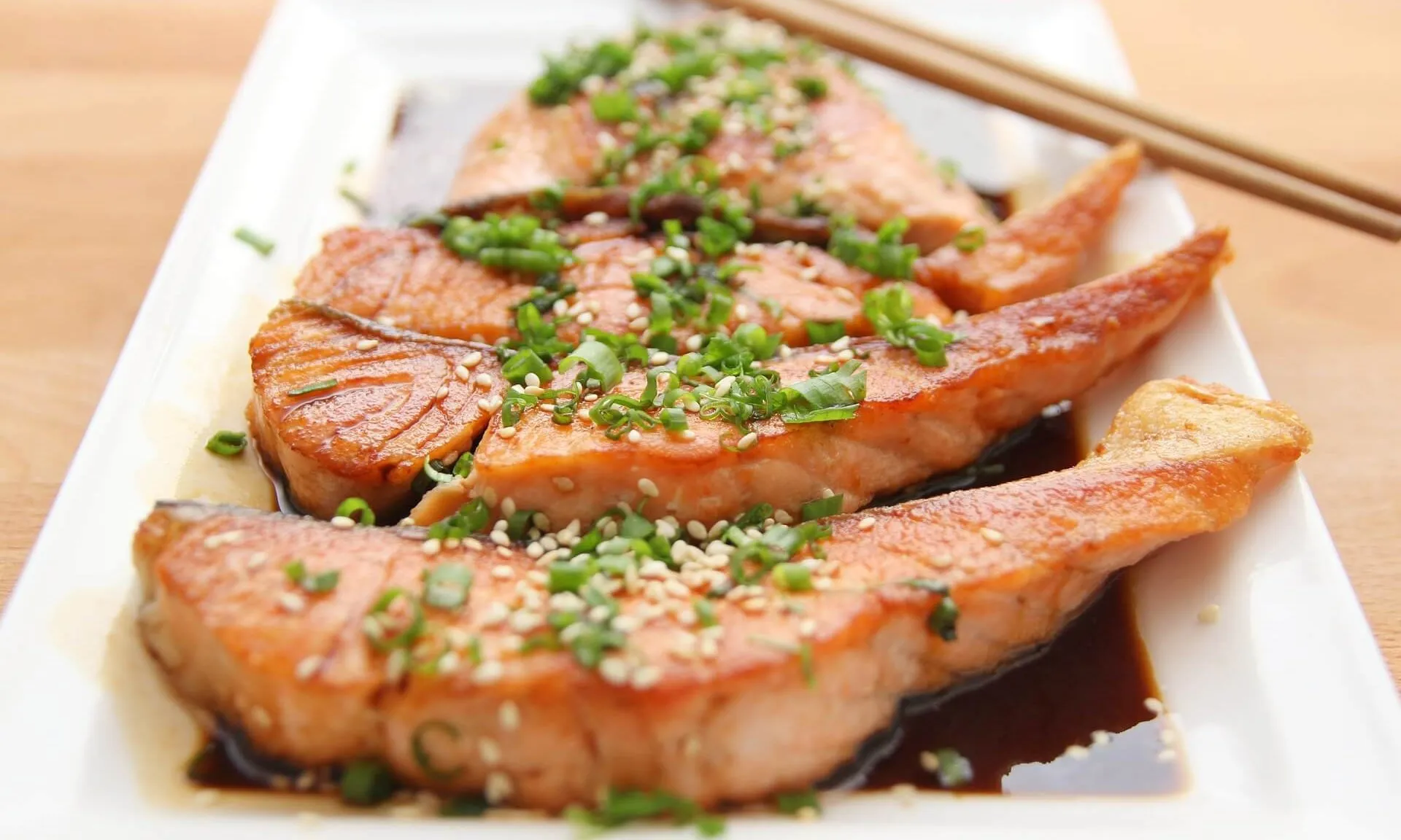 Broiled Salmon with Miso Glaze for Two