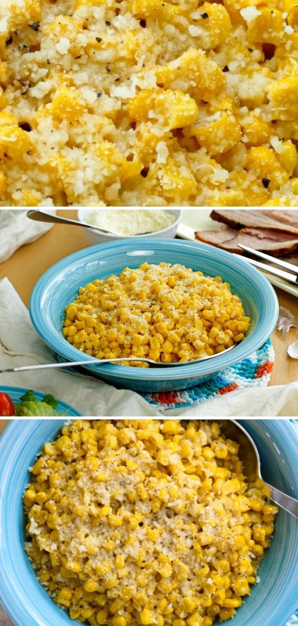 Brown Butter Parmesan Corn