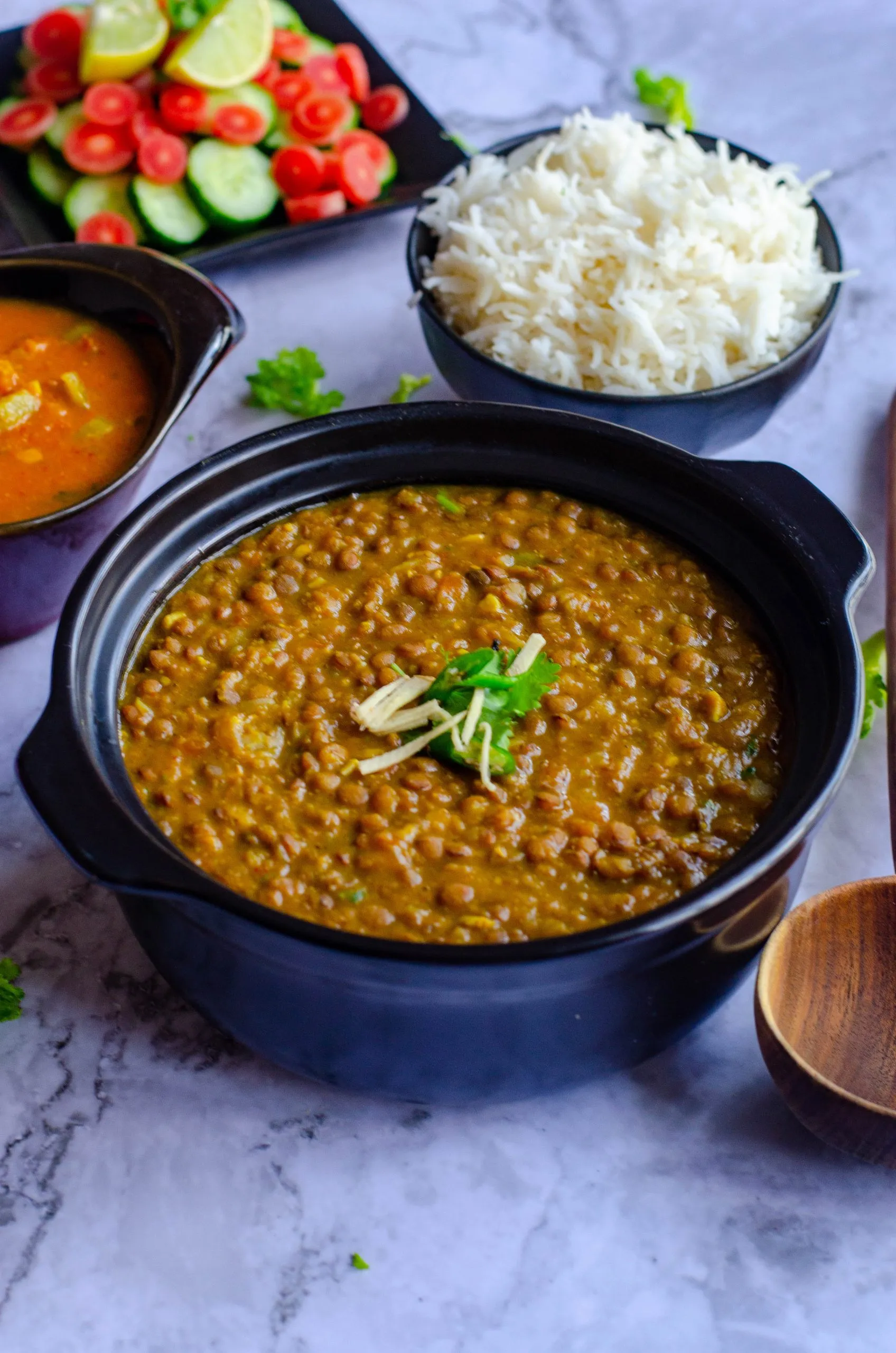 Brown Lentil Masoor Dal Instant Pot