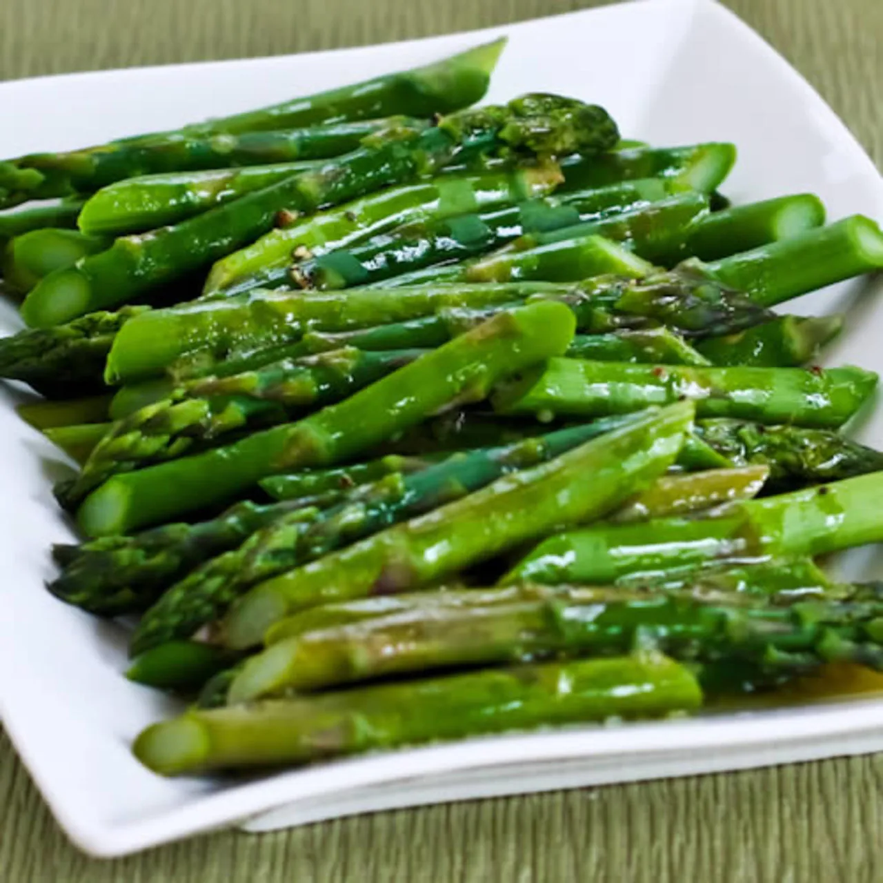 Brown Sugar Soy Asparagus