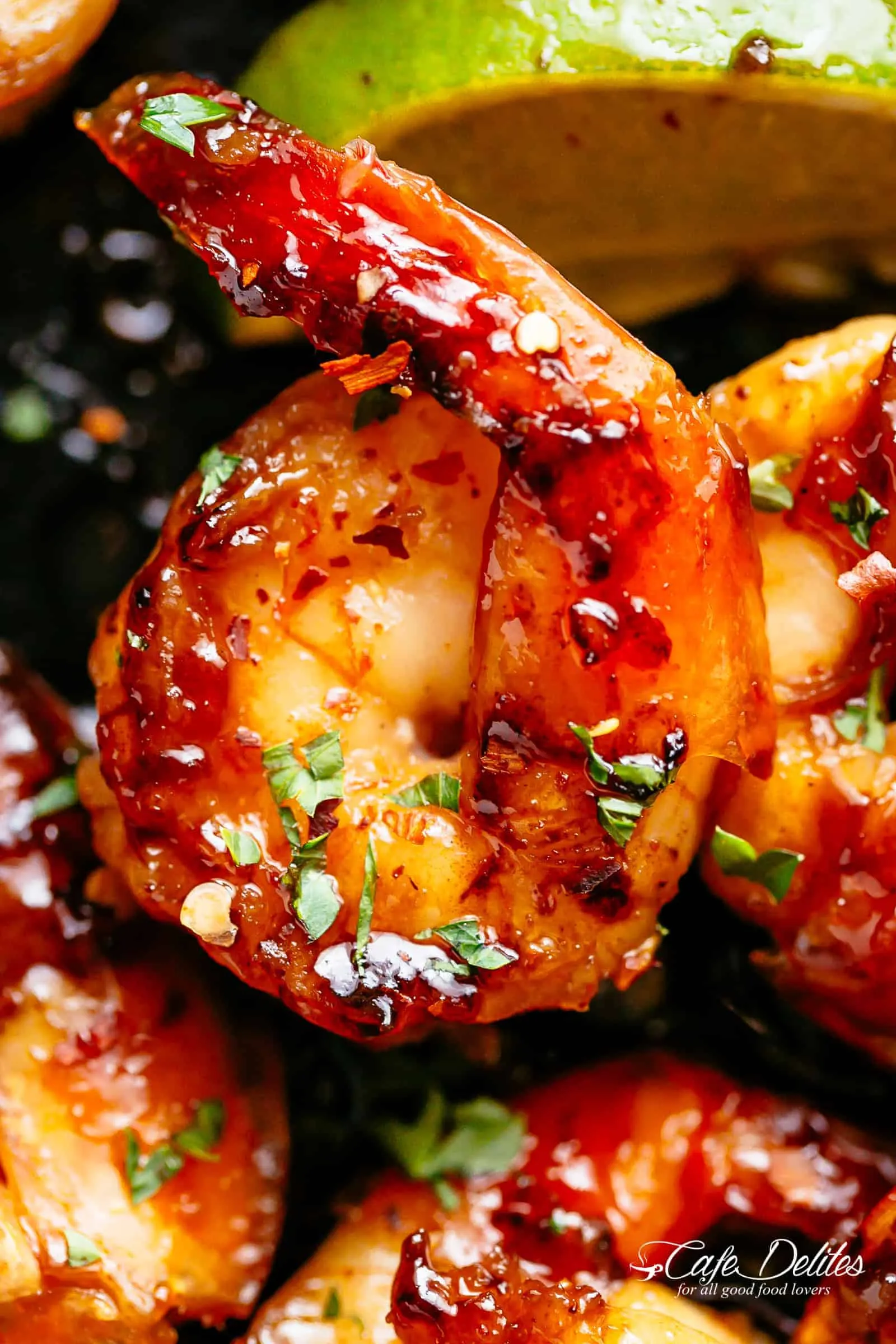 Browned Butter Honey Garlic Shrimp