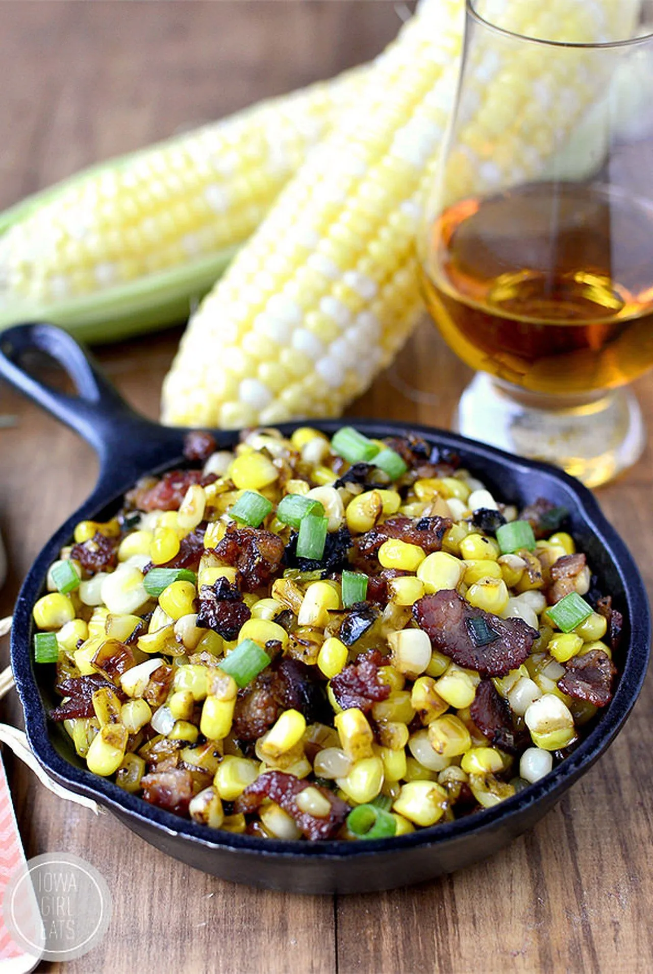 Browned Butter Maple Bourbon Corn Cob