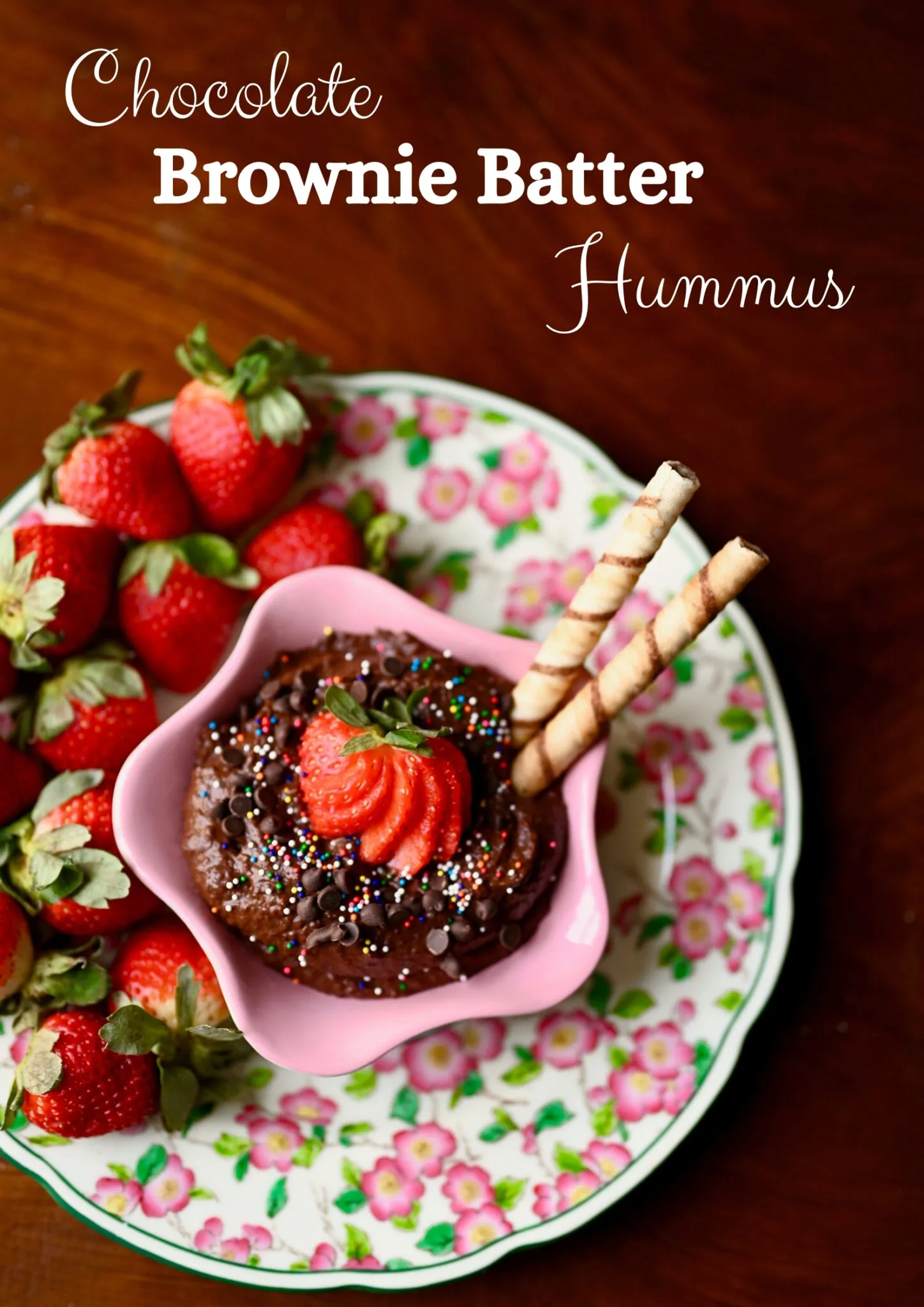 Brownie Batter Chocolate Hummus