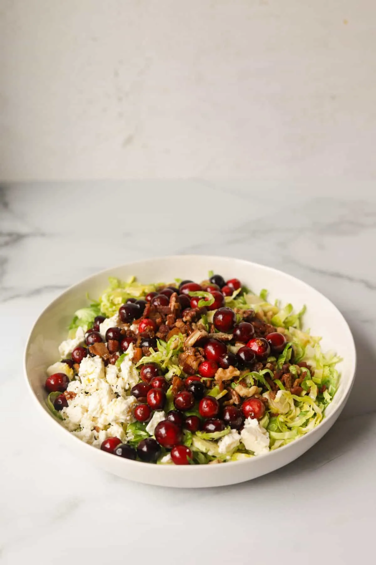Brussels Sprouts Cranberry Salad