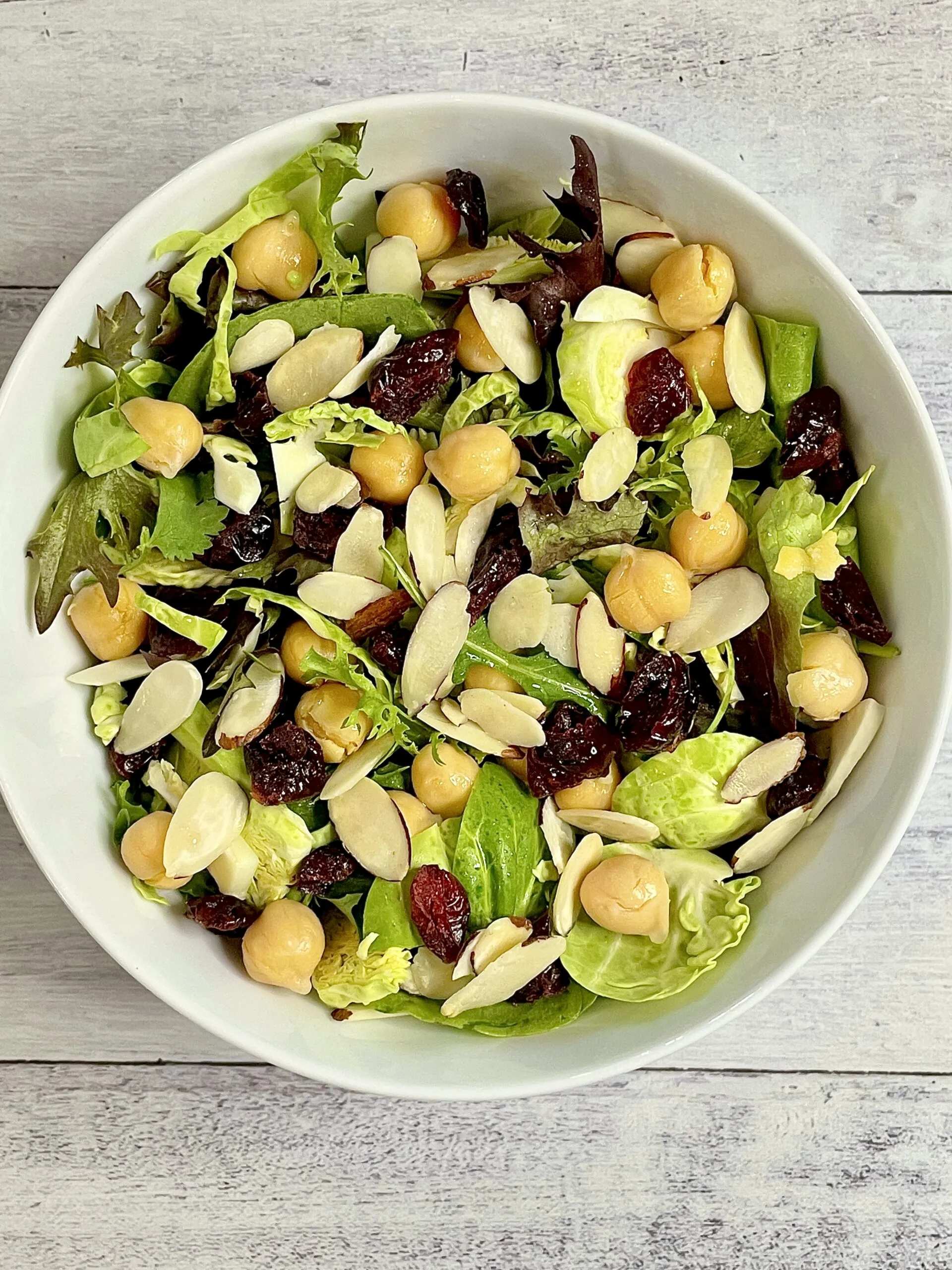 Brussels Sprouts Salad with Lemon Dijon Vinaigrette