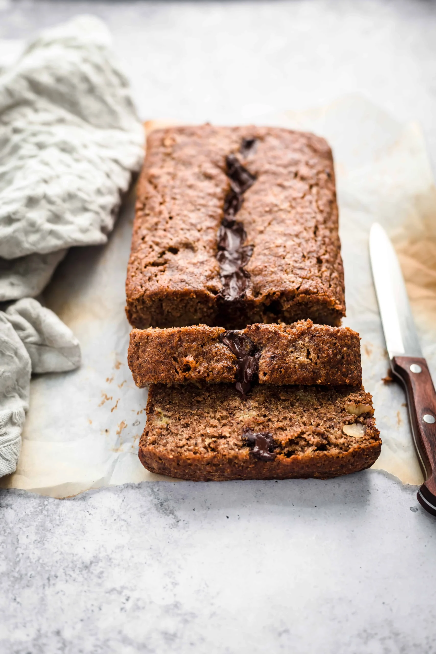Buckwheat Chocolate Chip Banana Bread