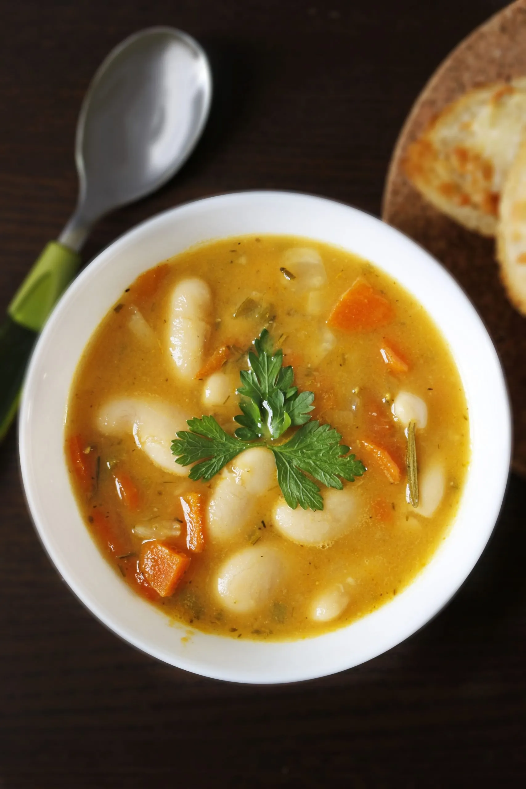 Butter Bean, Bacon, and Thyme Soup