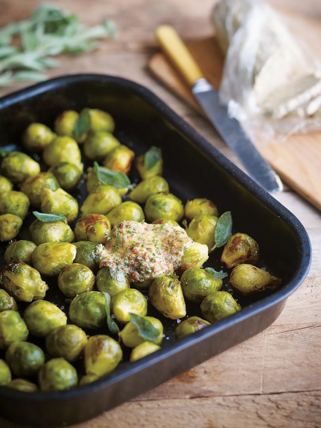 Buttered Brussels Sprouts and Chestnuts