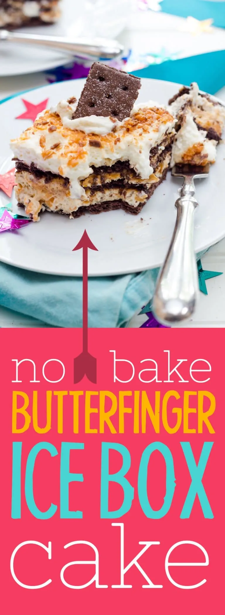 Butterfinger Ice Box Cake