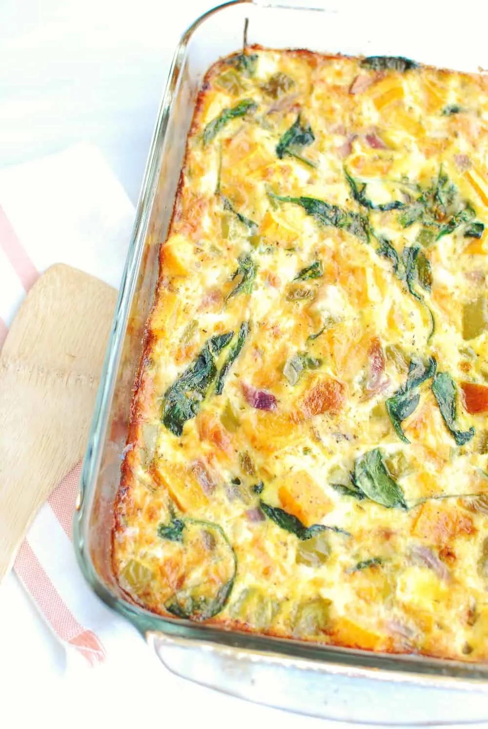 Butternut Squash Bacon Breakfast Casserole