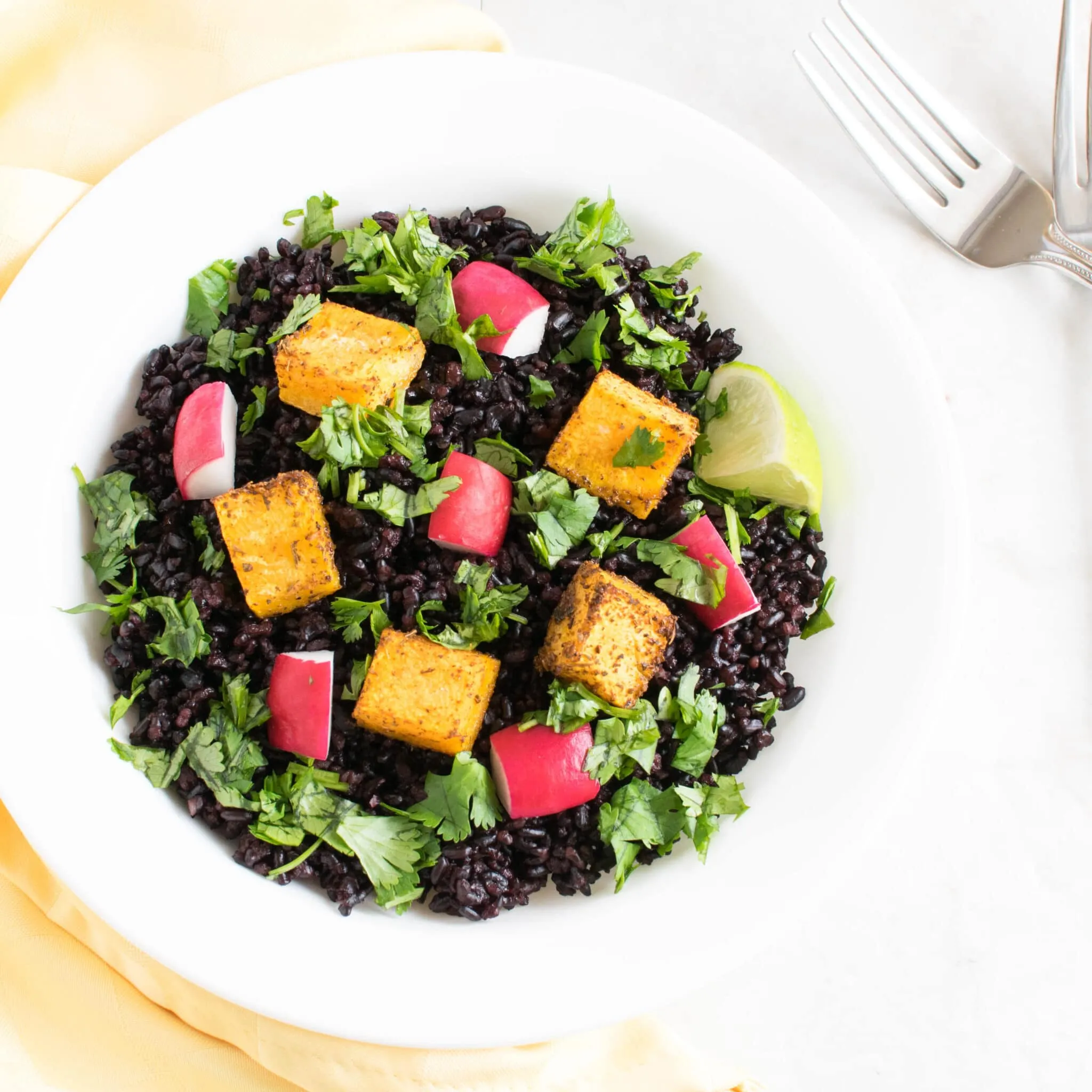Butternut Squash Black Rice Salad