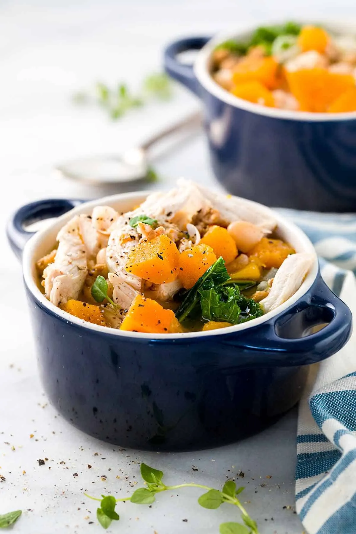 Butternut Squash Soup with Chicken Sausage