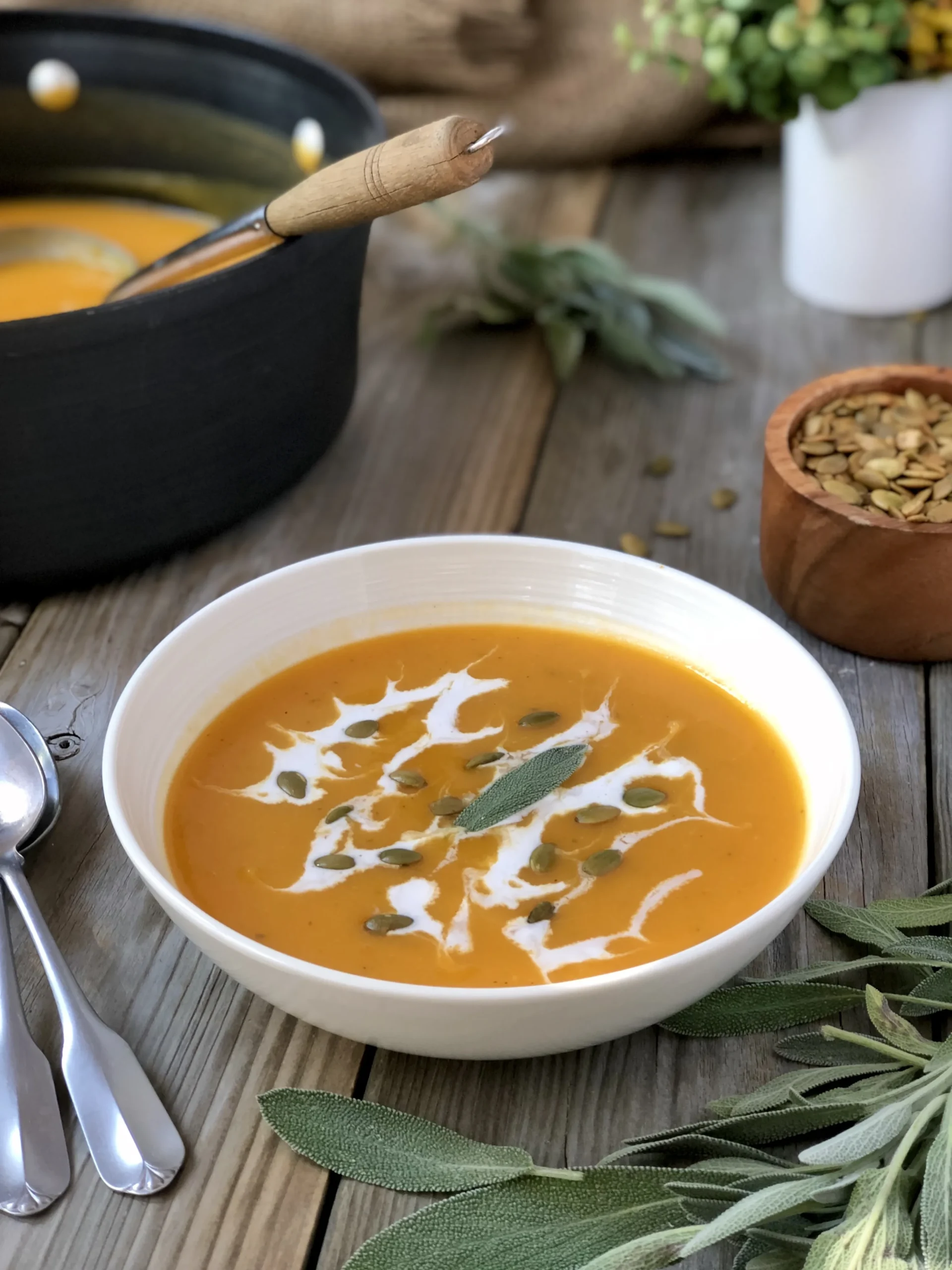 Butternut Squash Soup with Coconut Milk