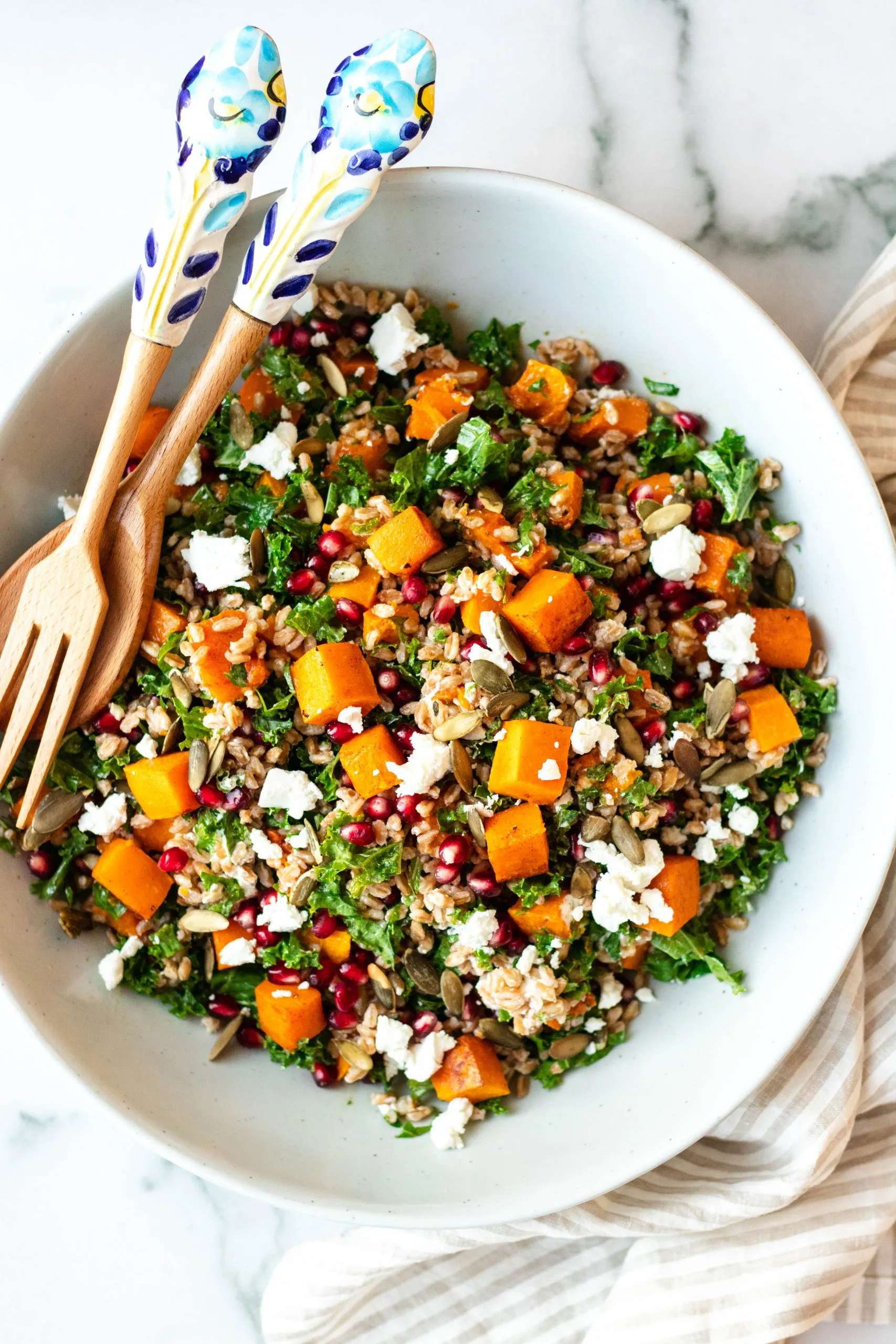 Butternut Squash and Farro Salad