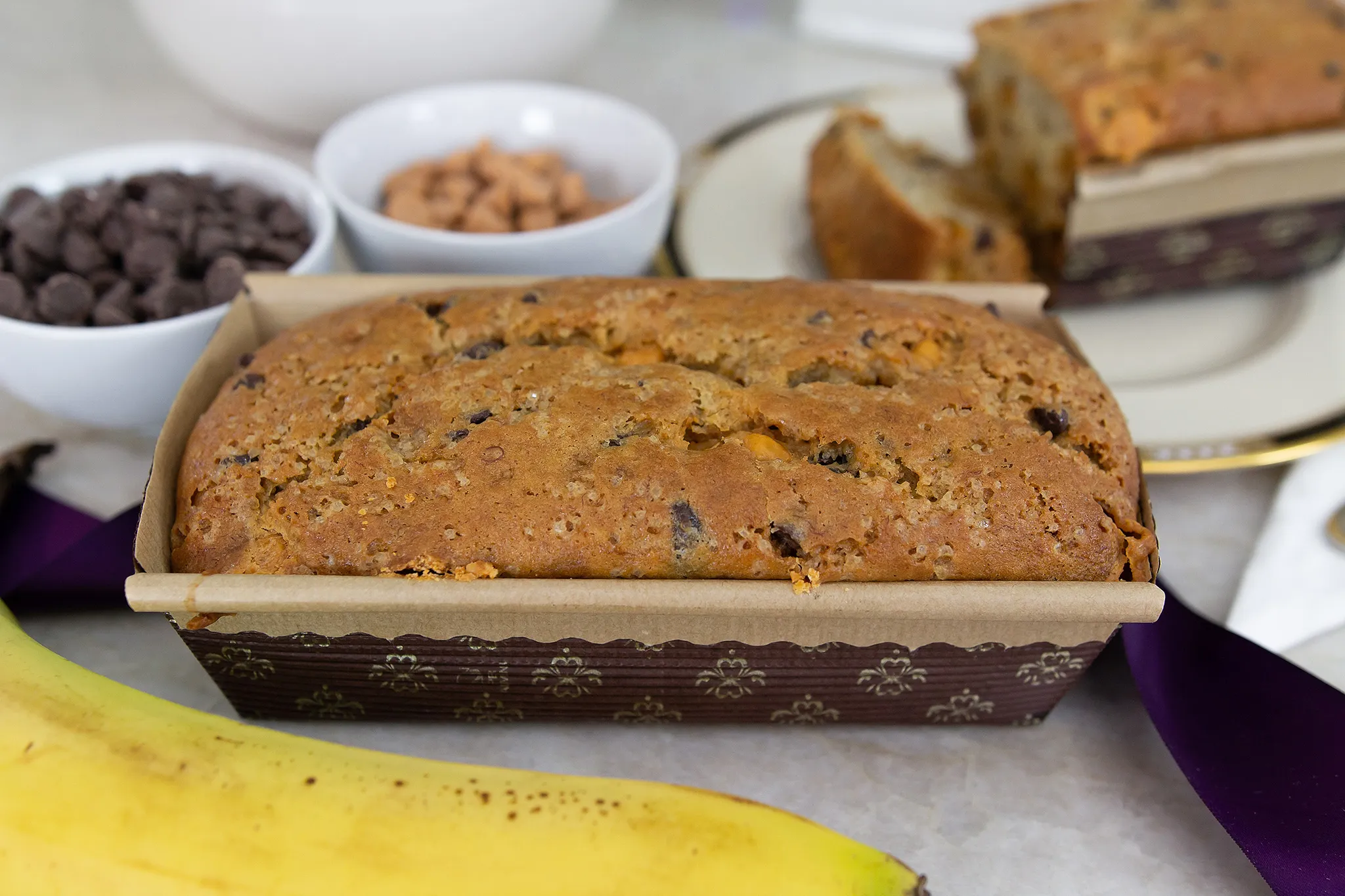 Butterscotch Chip Banana Bread